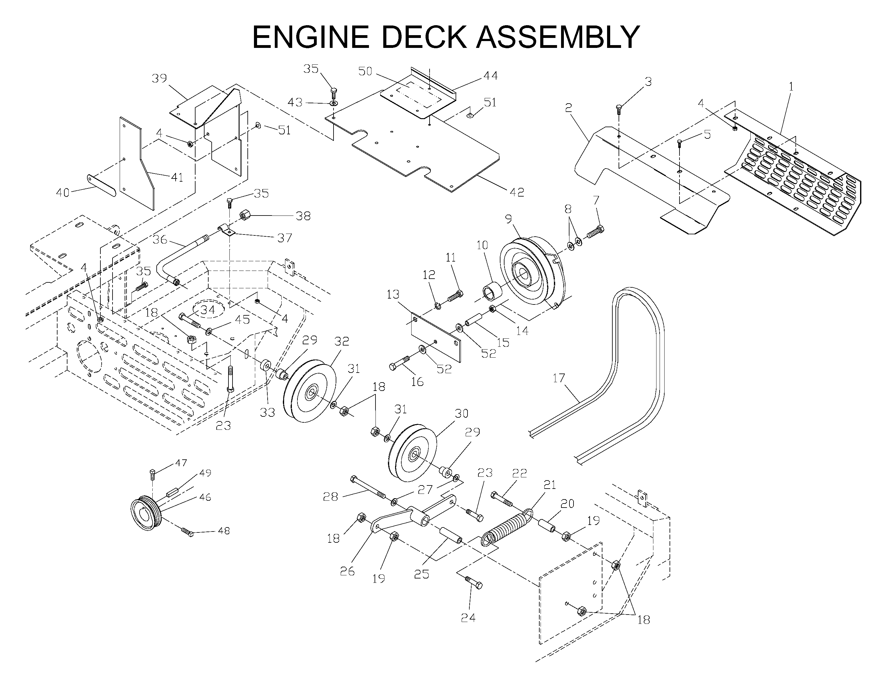 MOWER DECK / CUTTING DECK