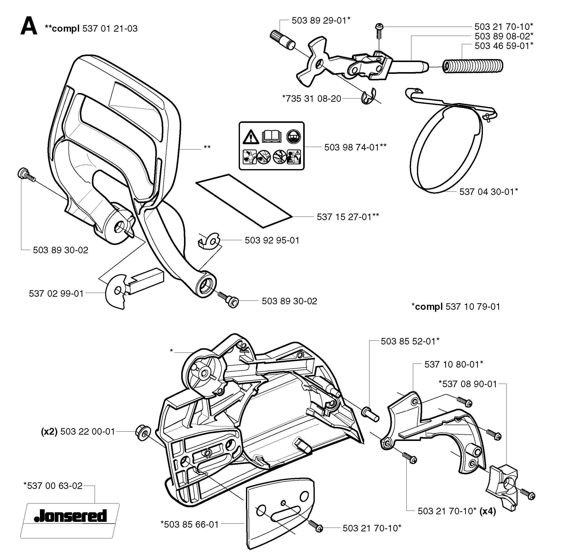 CHAIN BRAKE & CLUTCH COVER