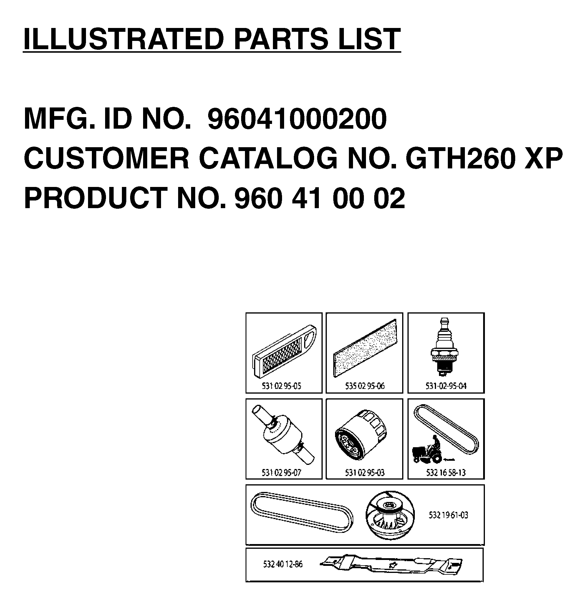 FREQUENTLY USED PARTS