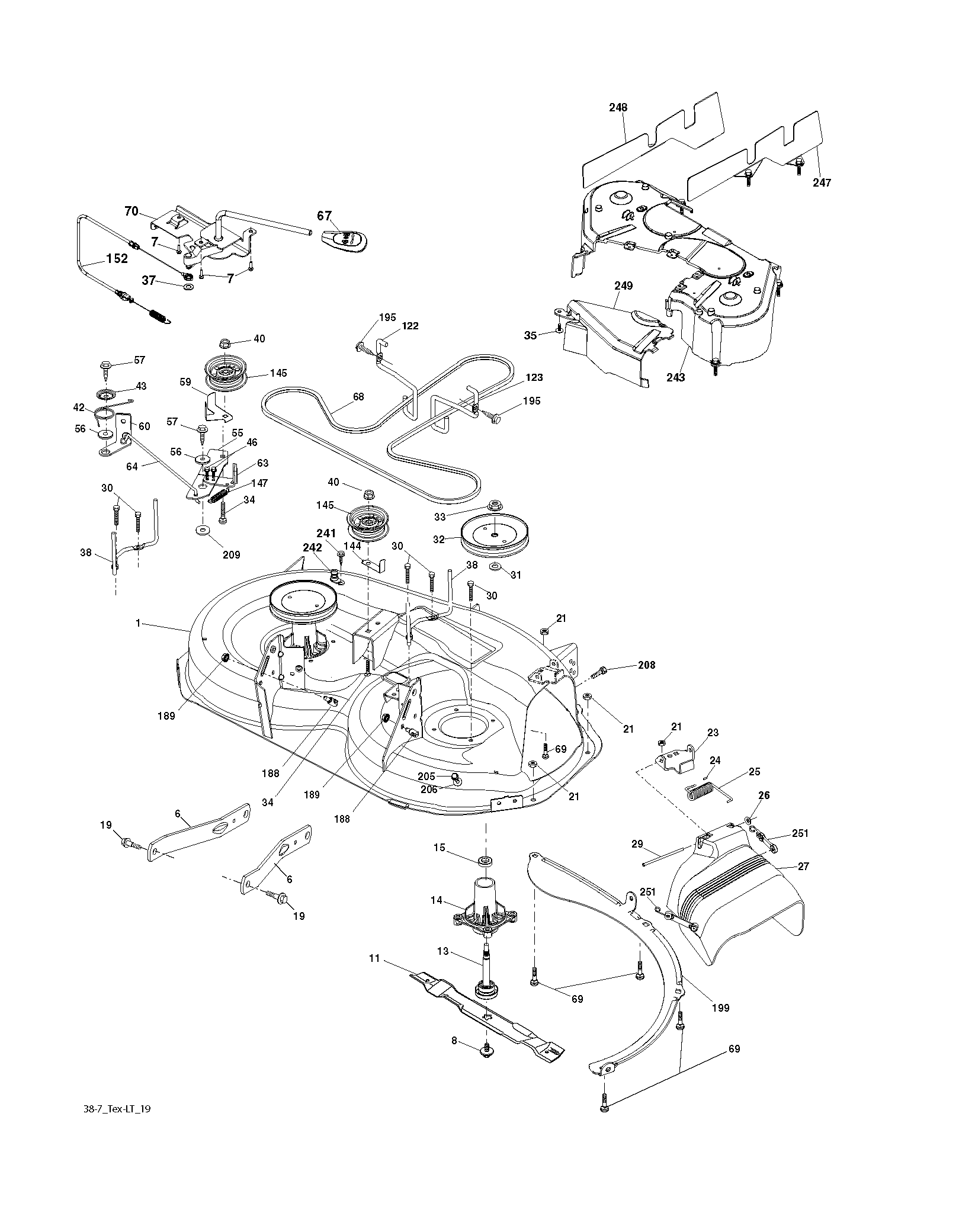 MOWER DECK / CUTTING DECK