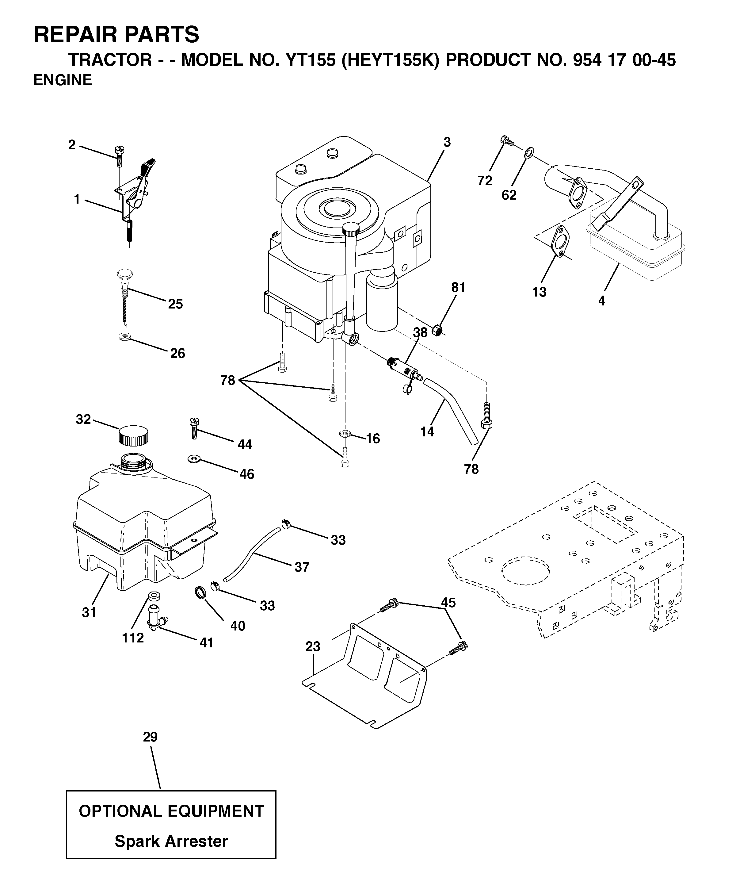 ENGINE & CUTTING EQUIPMENT