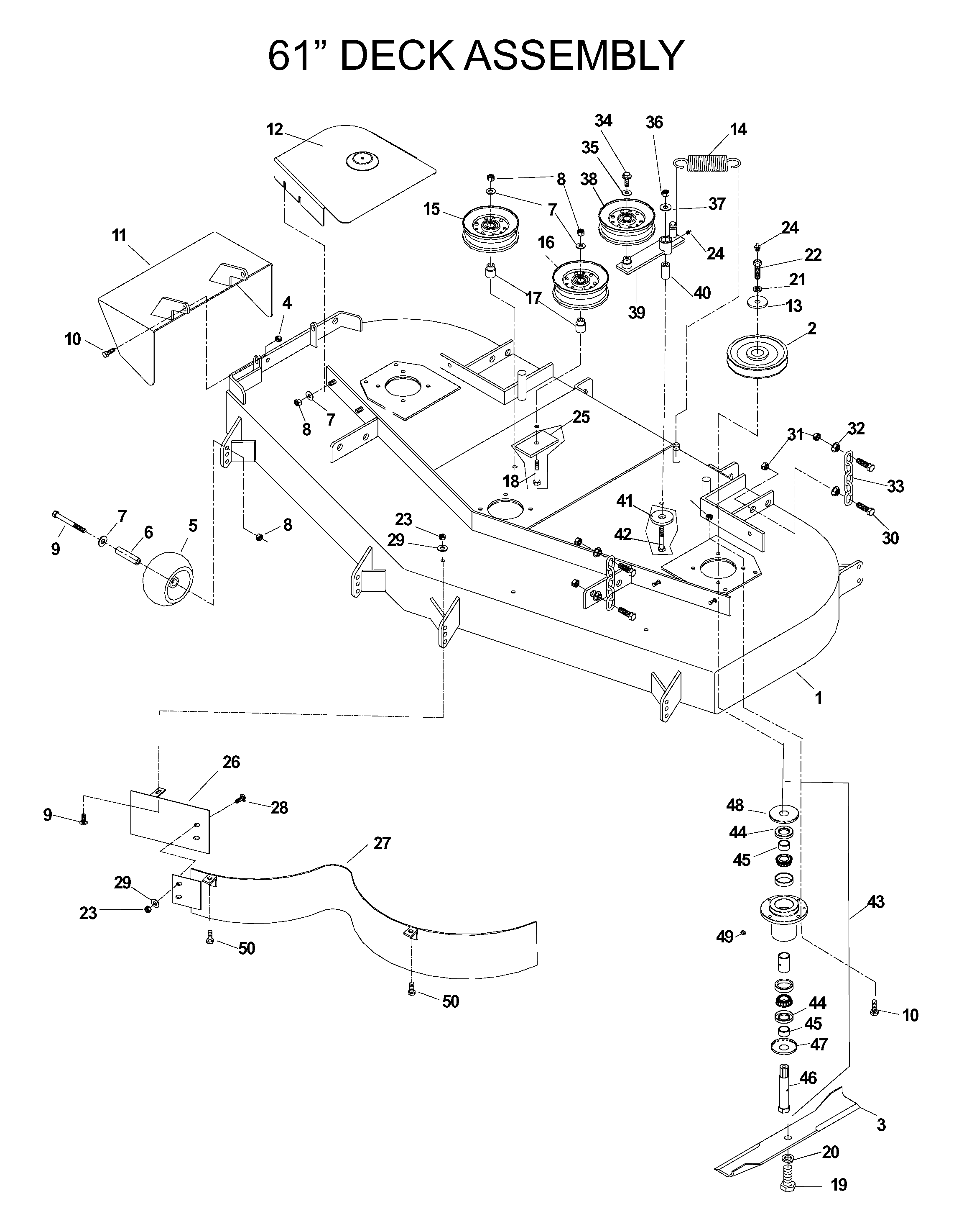 BRAKE / REAR MOWER LIFT