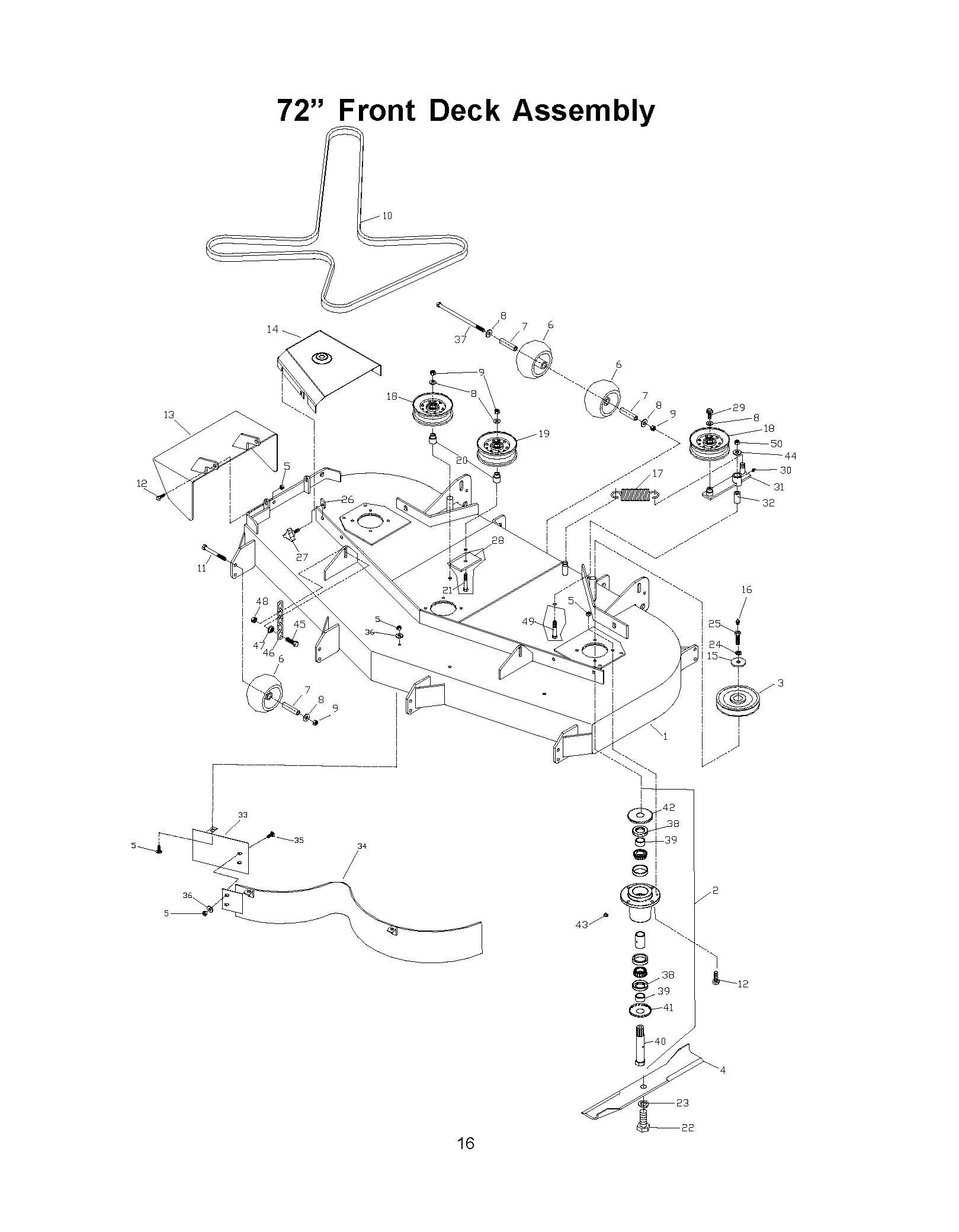 MOWER DECK / CUTTING DECK