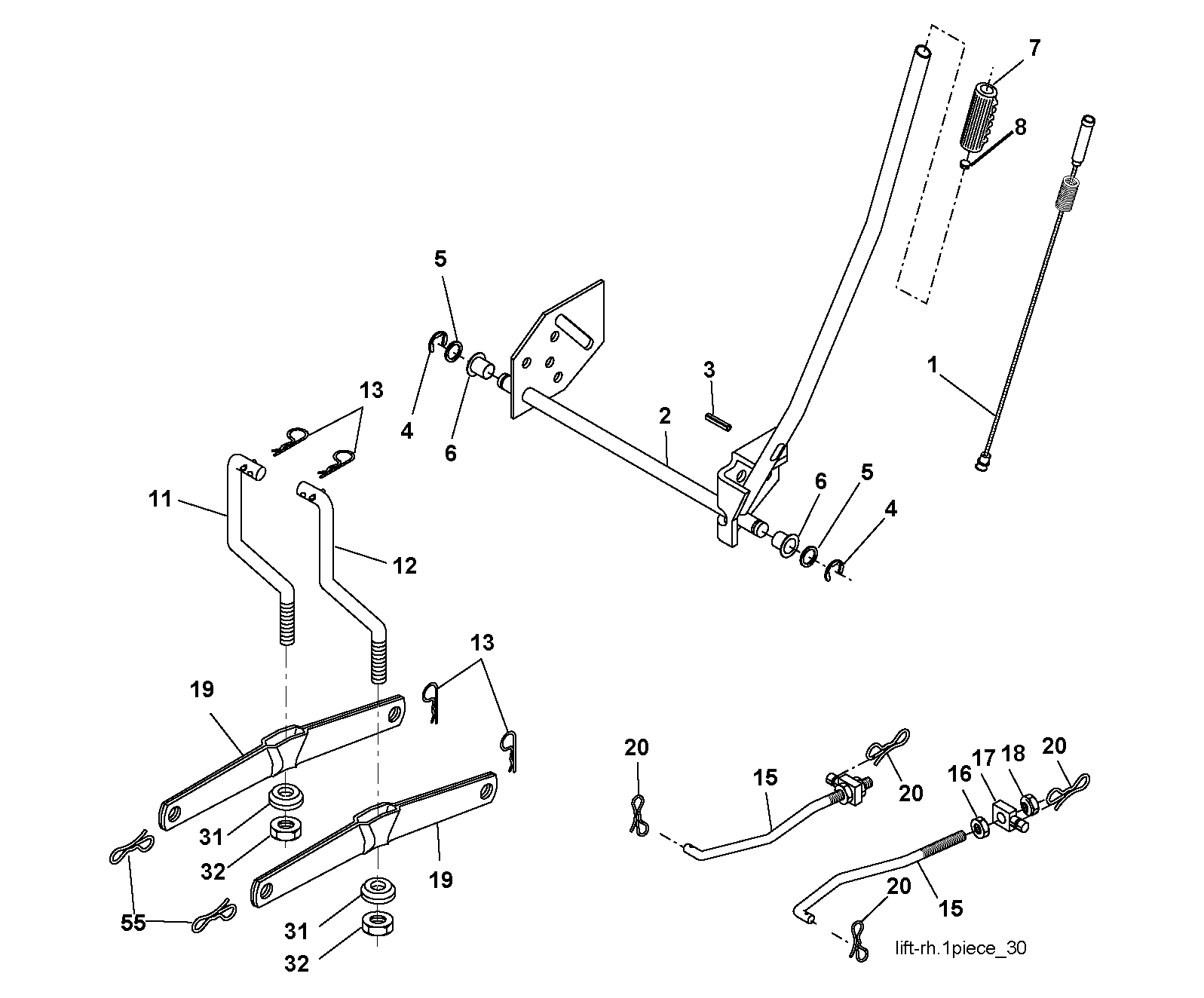 MOWER LIFT / DECK LIFT