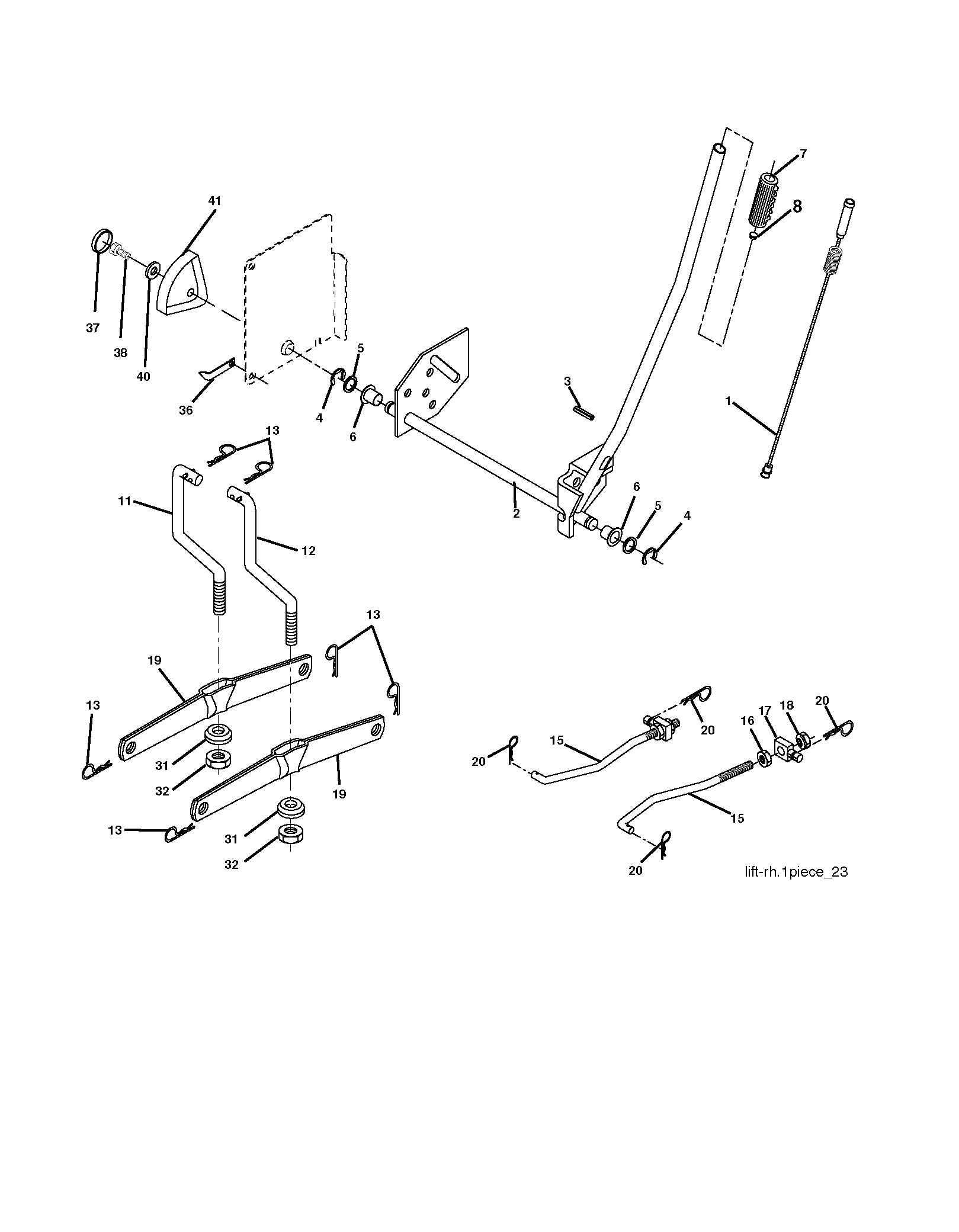 MOWER LIFT / DECK LIFT