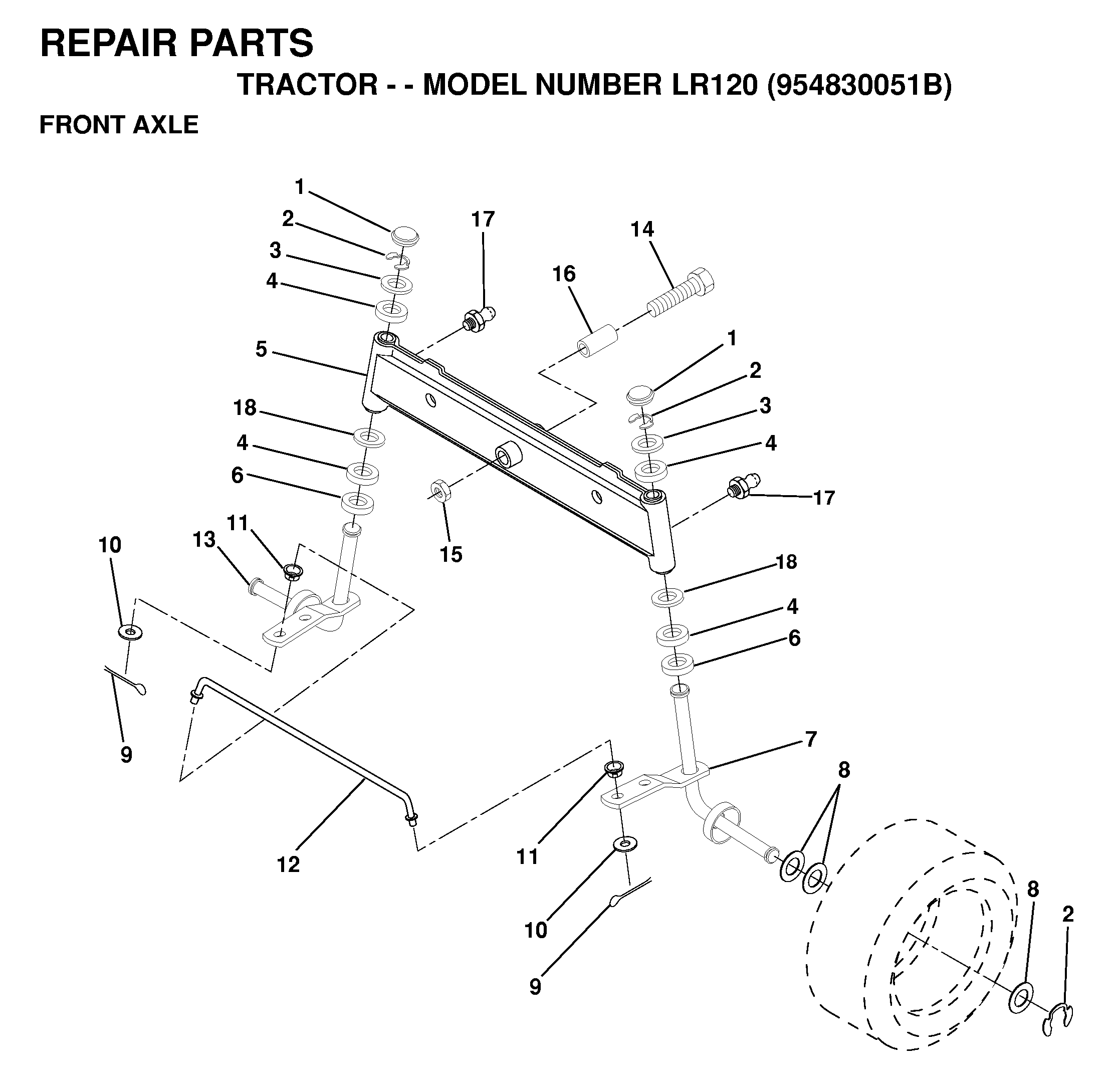 FRONT AXLE 