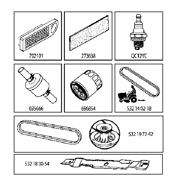 FREQUENTLY USED PARTS