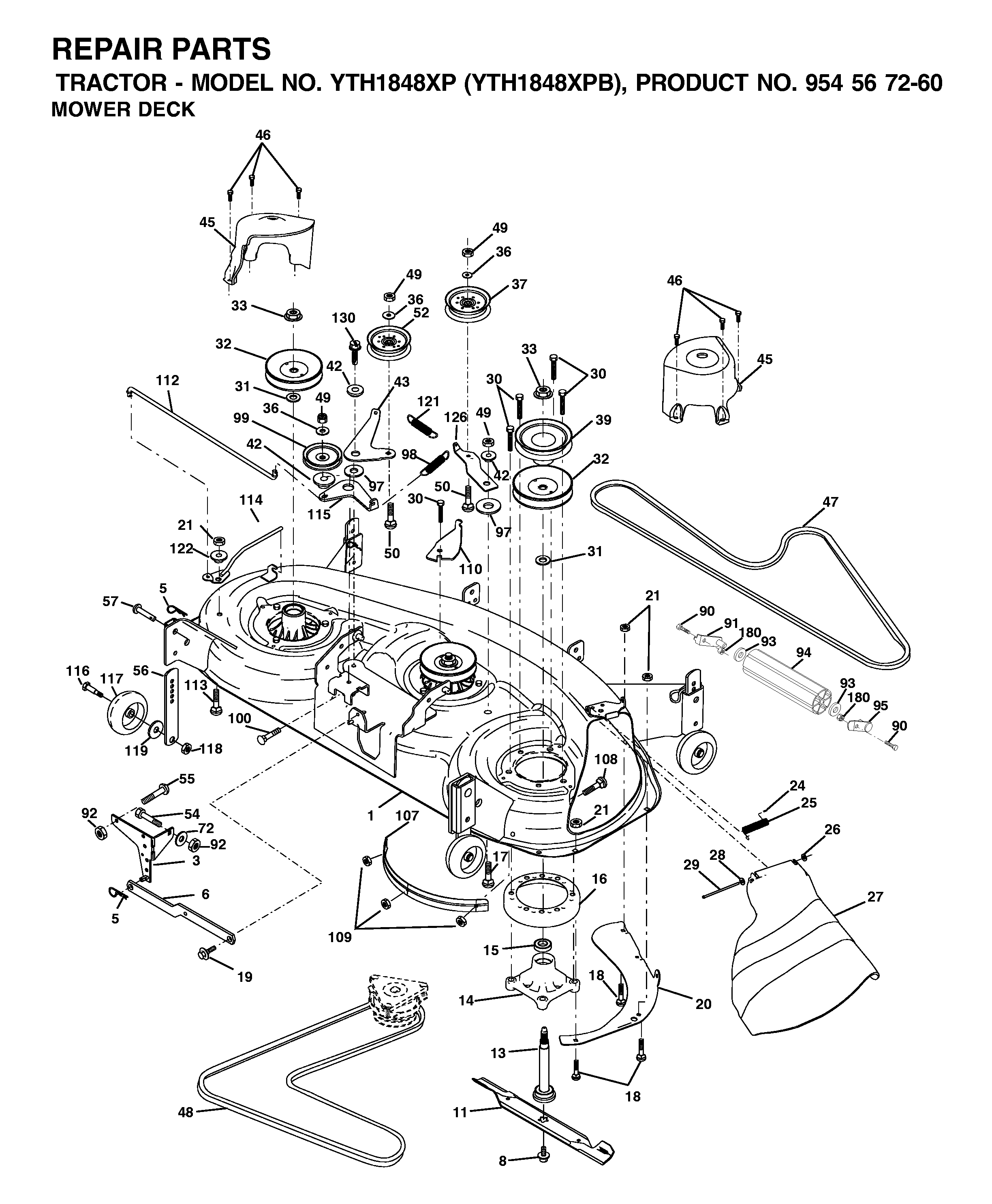 MOWER DECK / CUTTING DECK