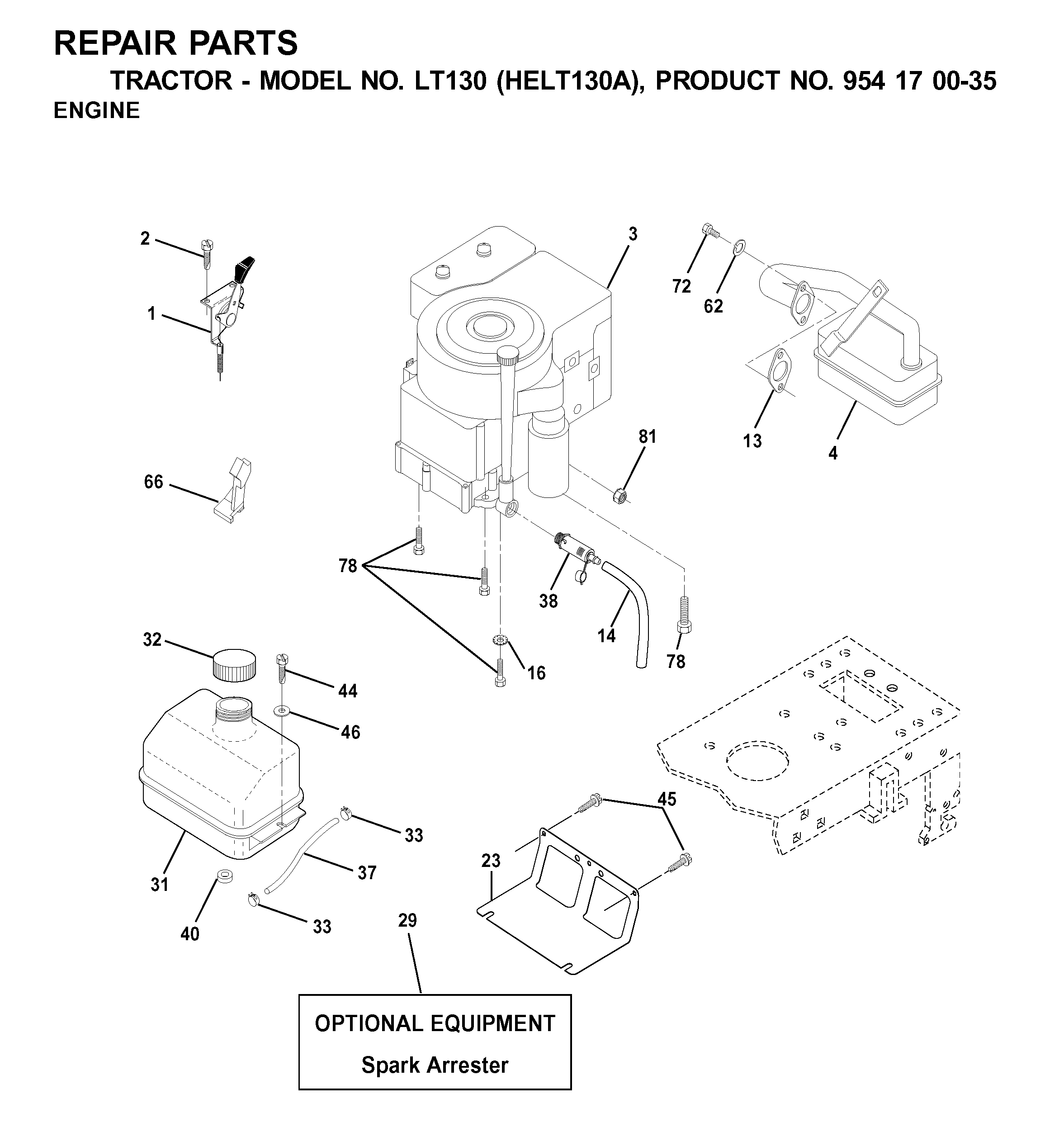 ENGINE & CUTTING EQUIPMENT