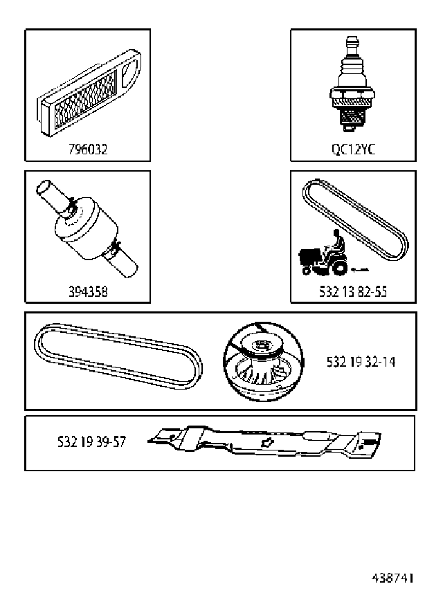FREQUENTLY USED PARTS