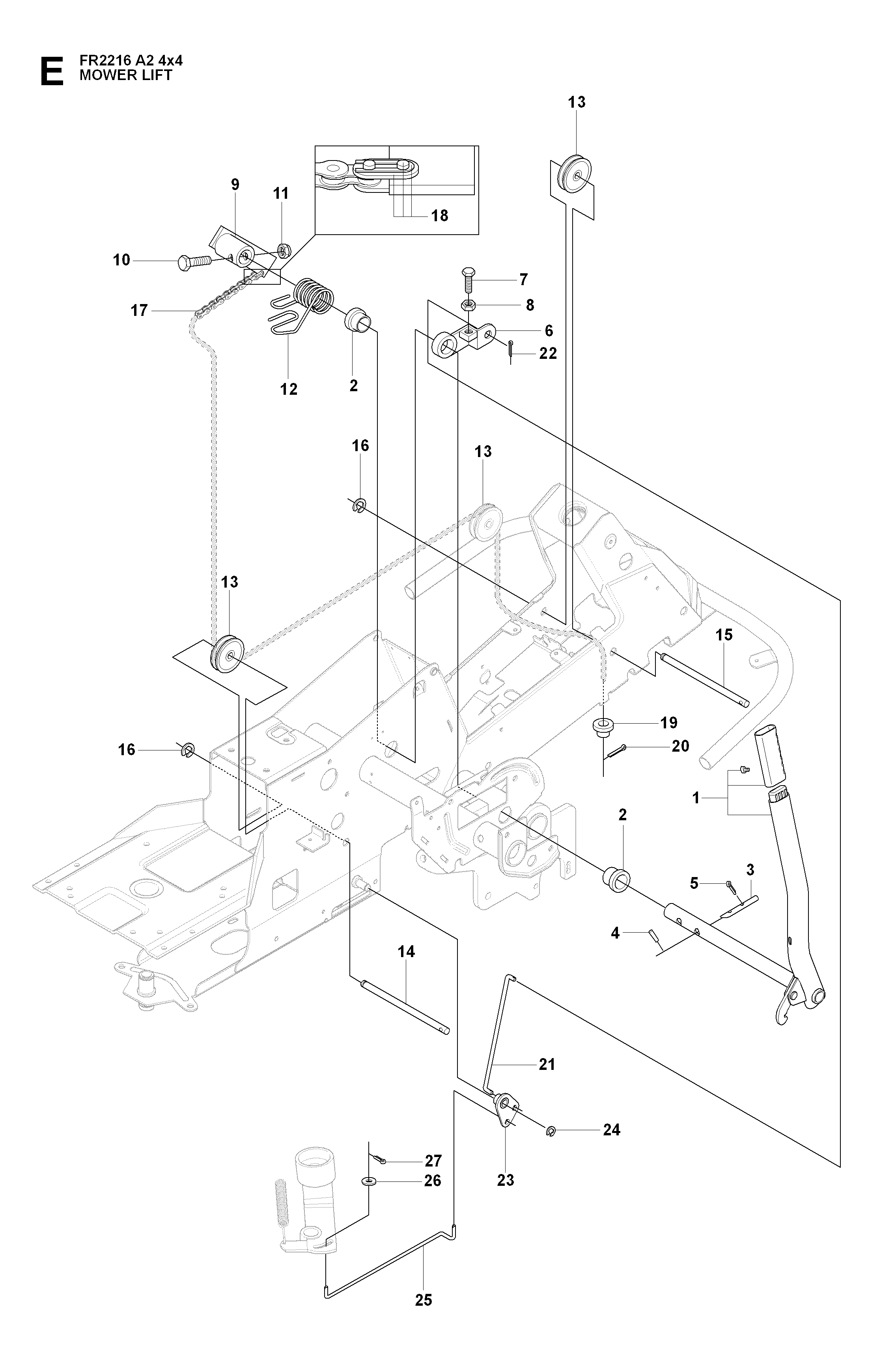 MOWER LIFT / DECK LIFT