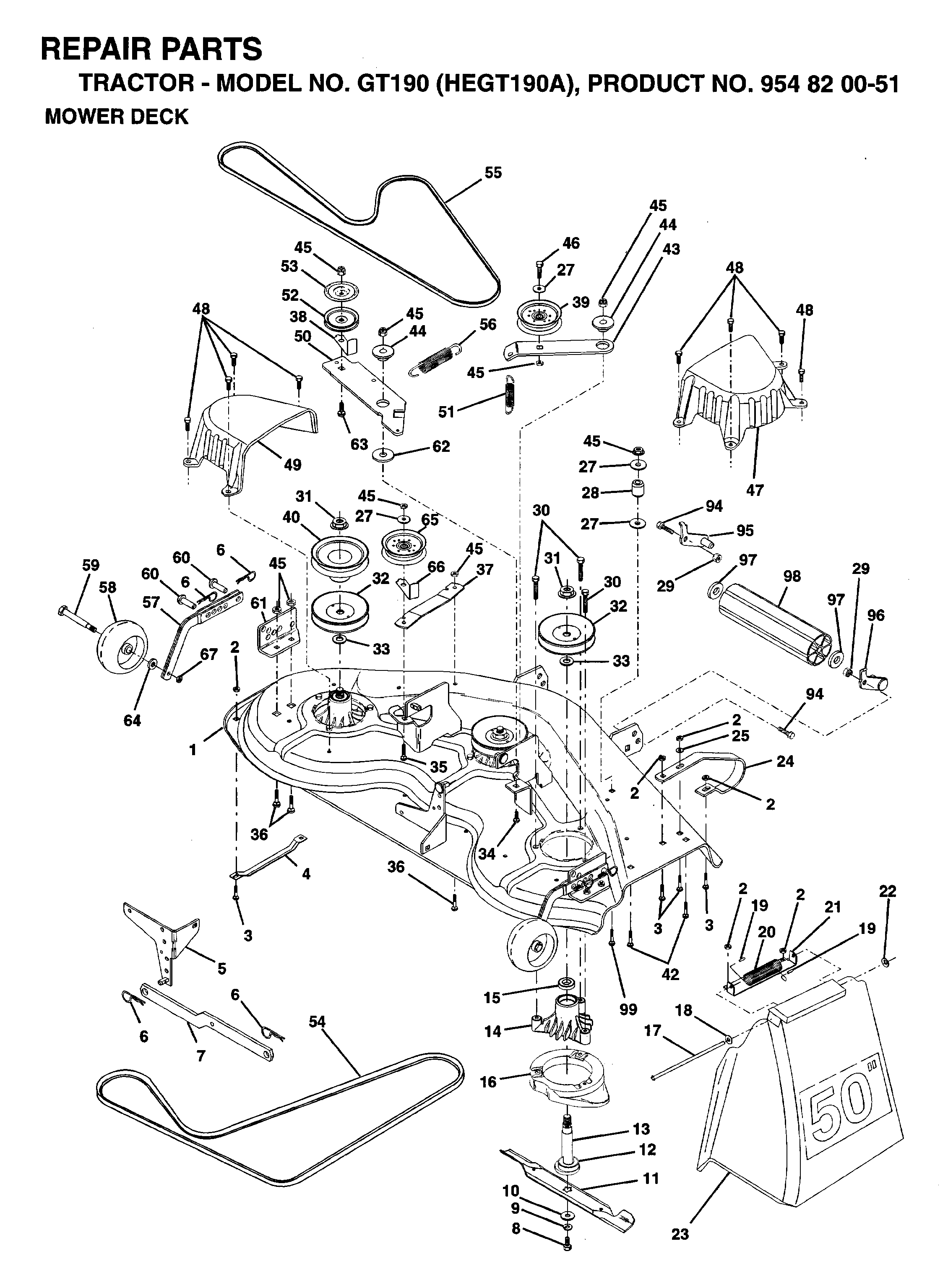 MOWER DECK / CUTTING DECK