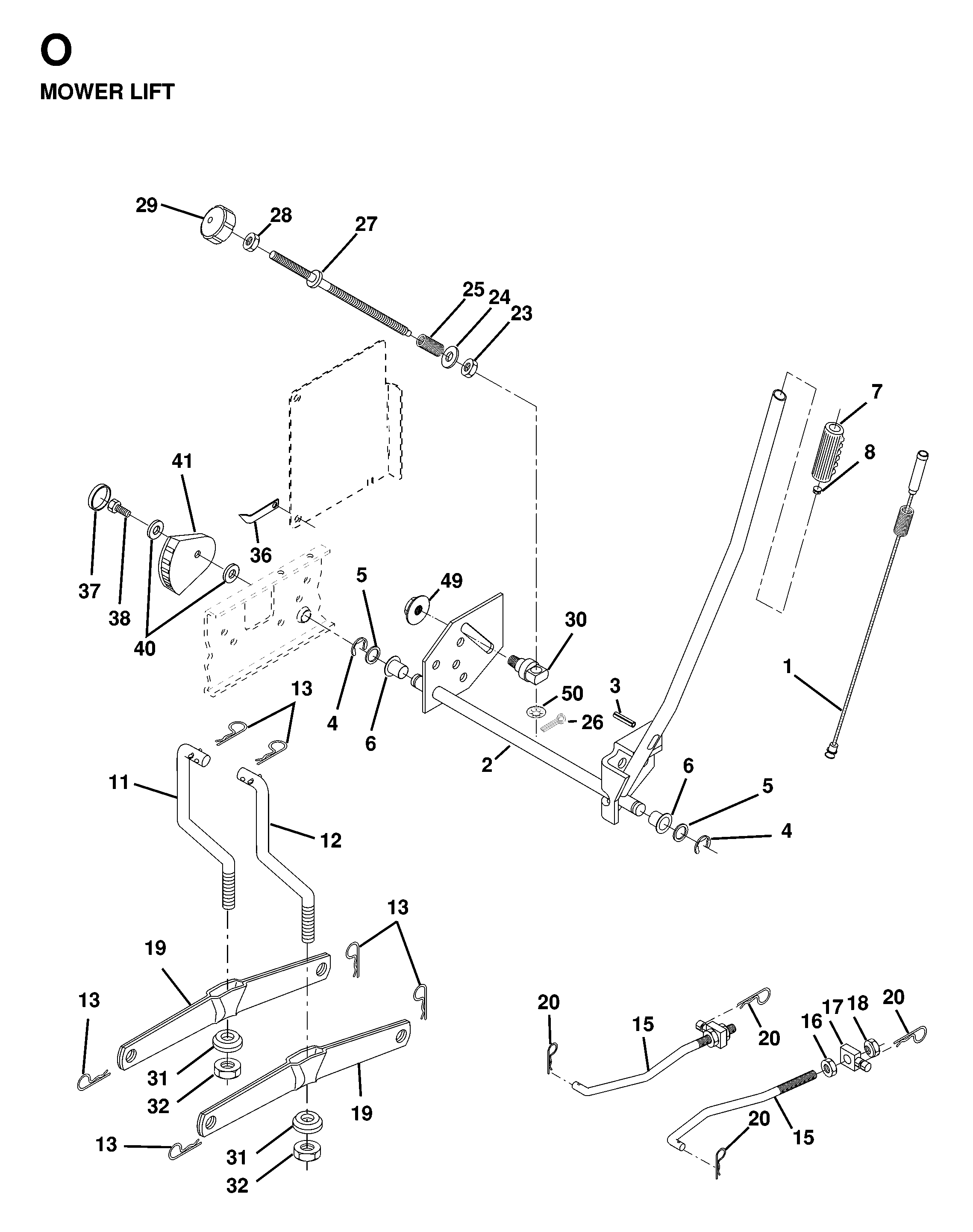 MOWER LIFT / DECK LIFT