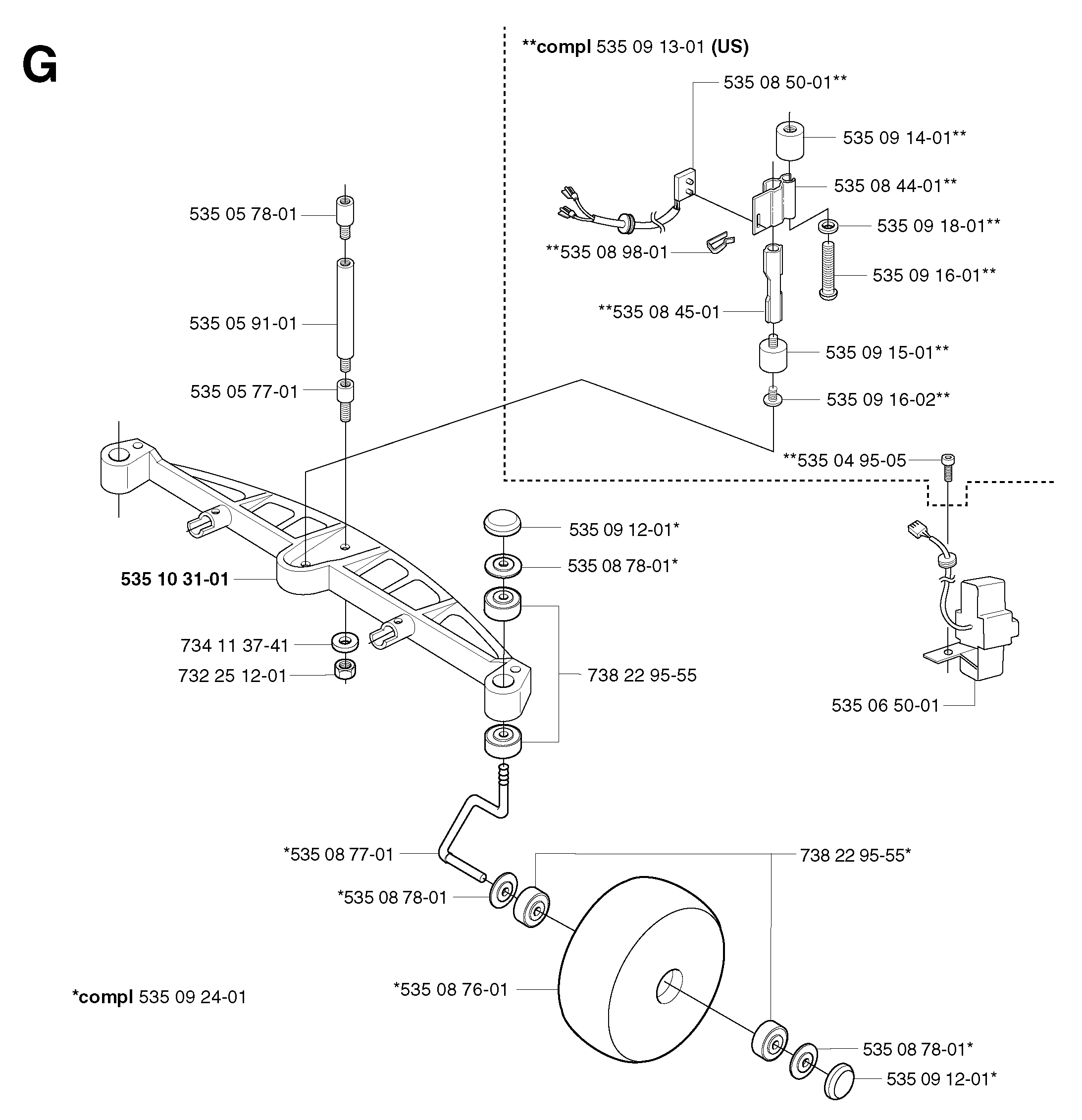 FRONT AXLE 
