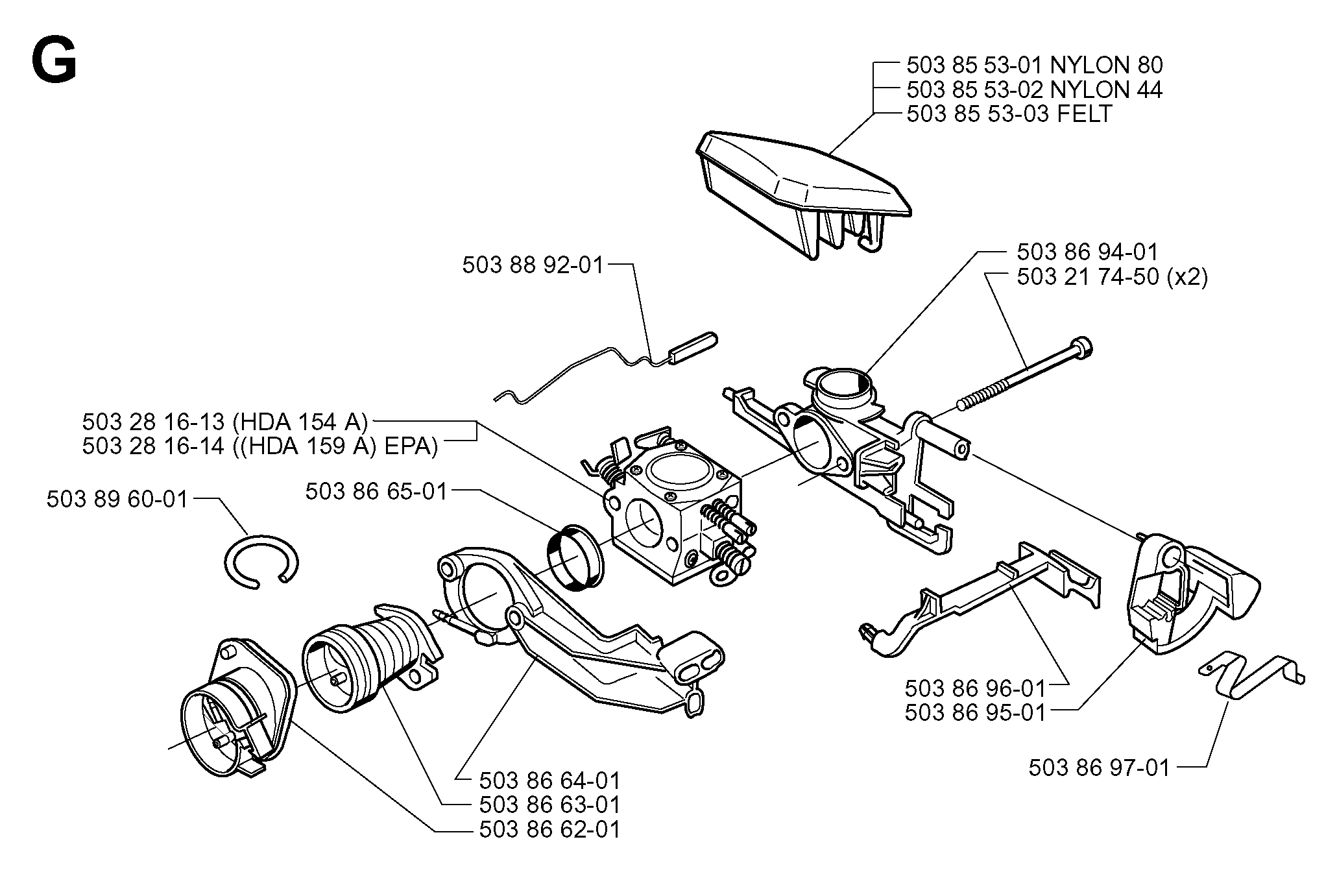 CARBURETOR & AIR FILTER