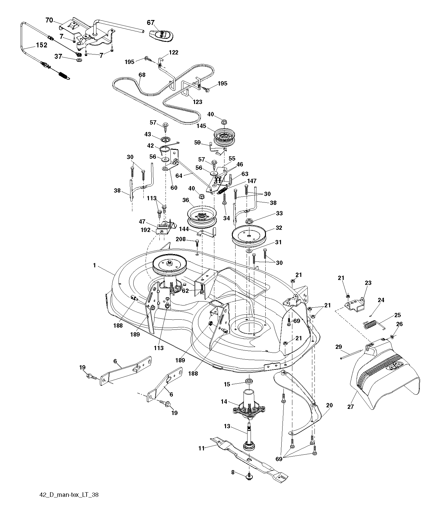 MOWER DECK / CUTTING DECK