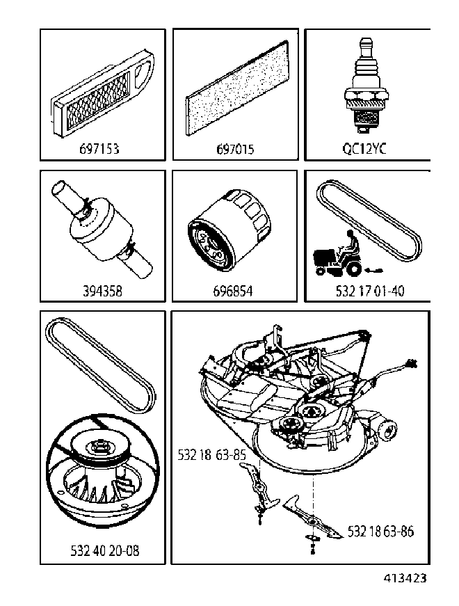 FREQUENTLY USED PARTS