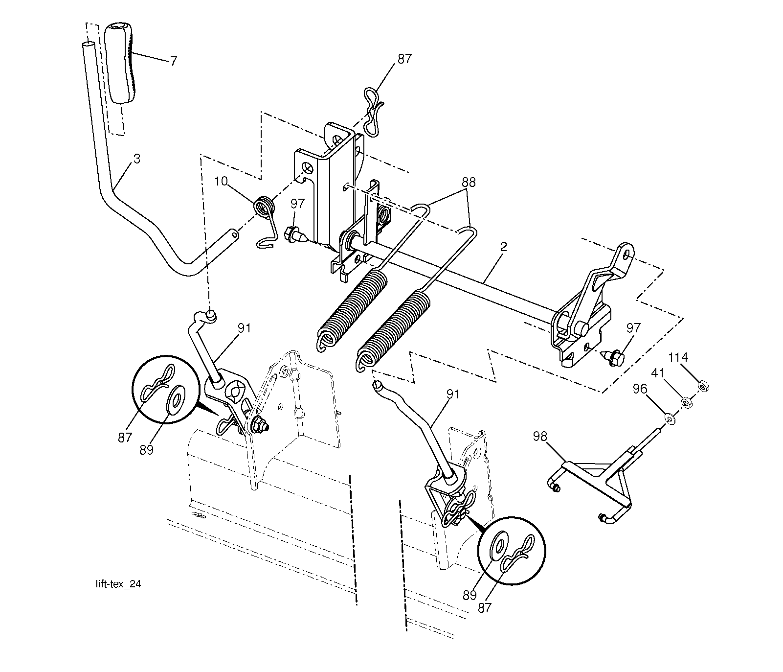MOWER LIFT / DECK LIFT