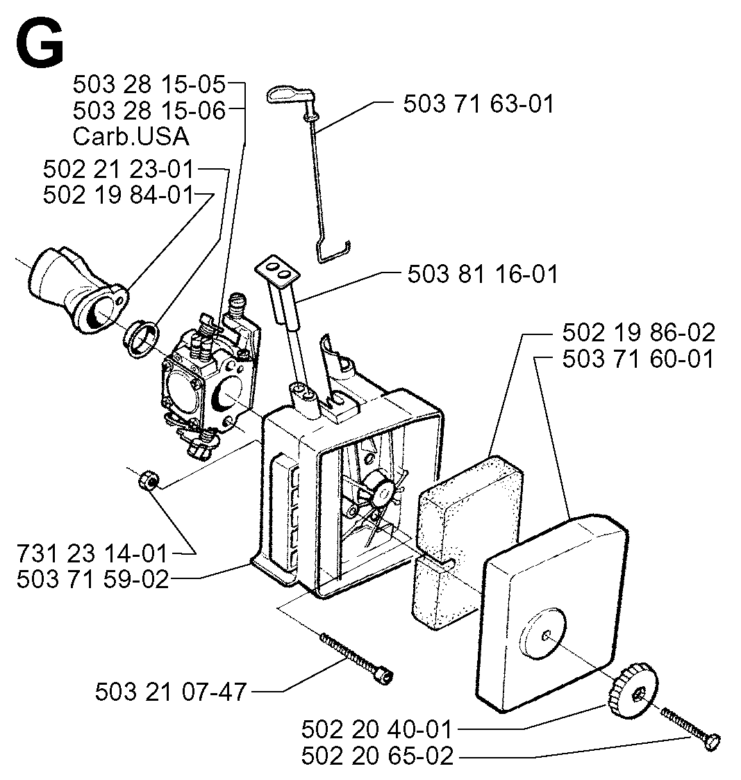 CARBURETOR & AIR FILTER