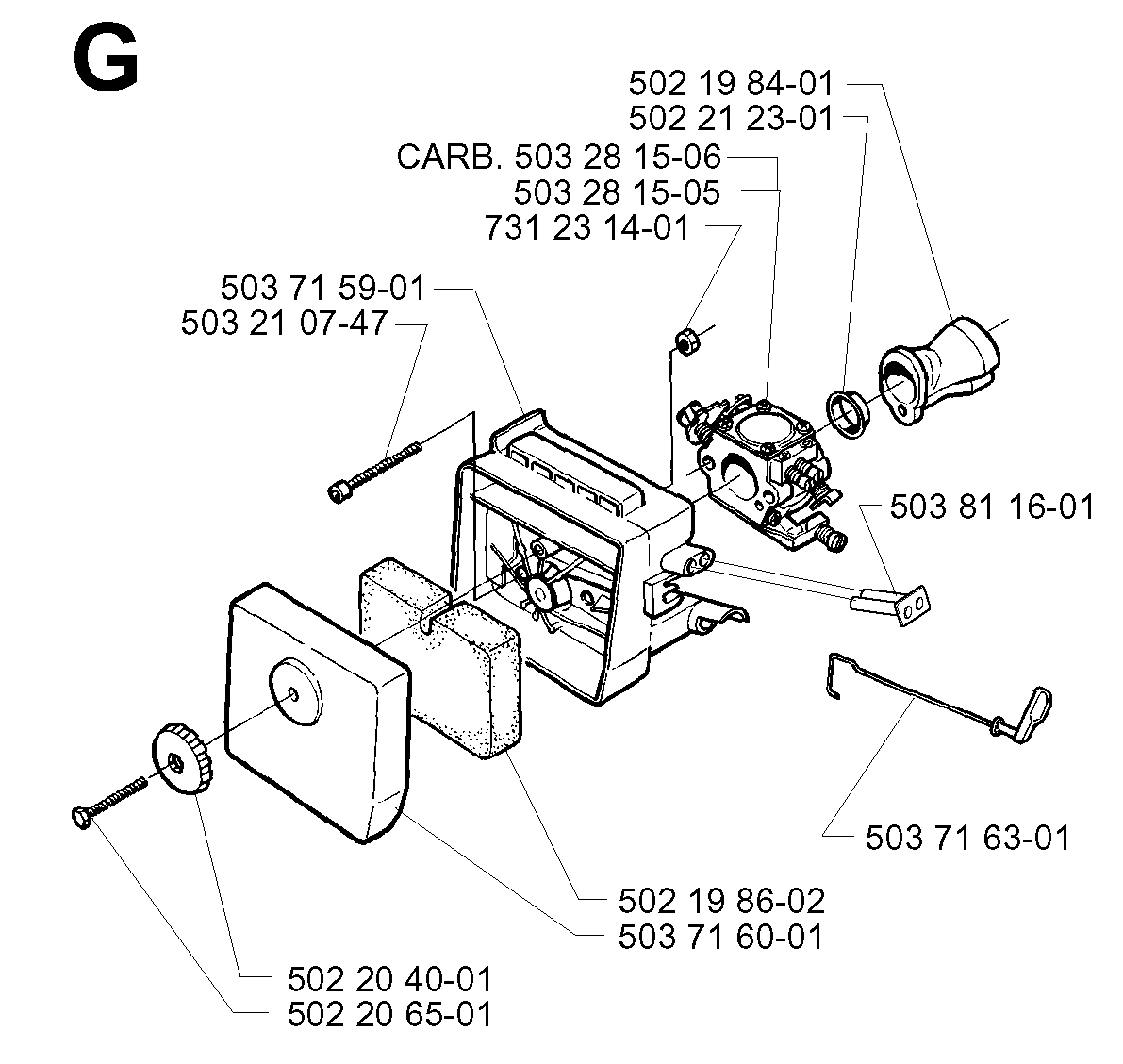 CARBURETOR & AIR FILTER