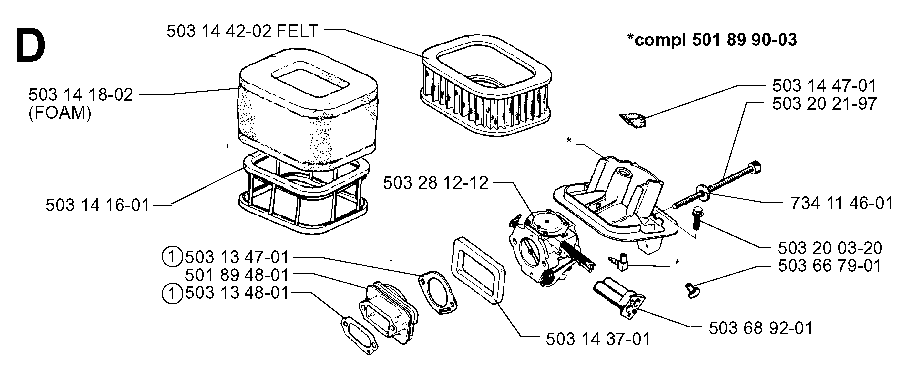 CARBURETOR & AIR FILTER