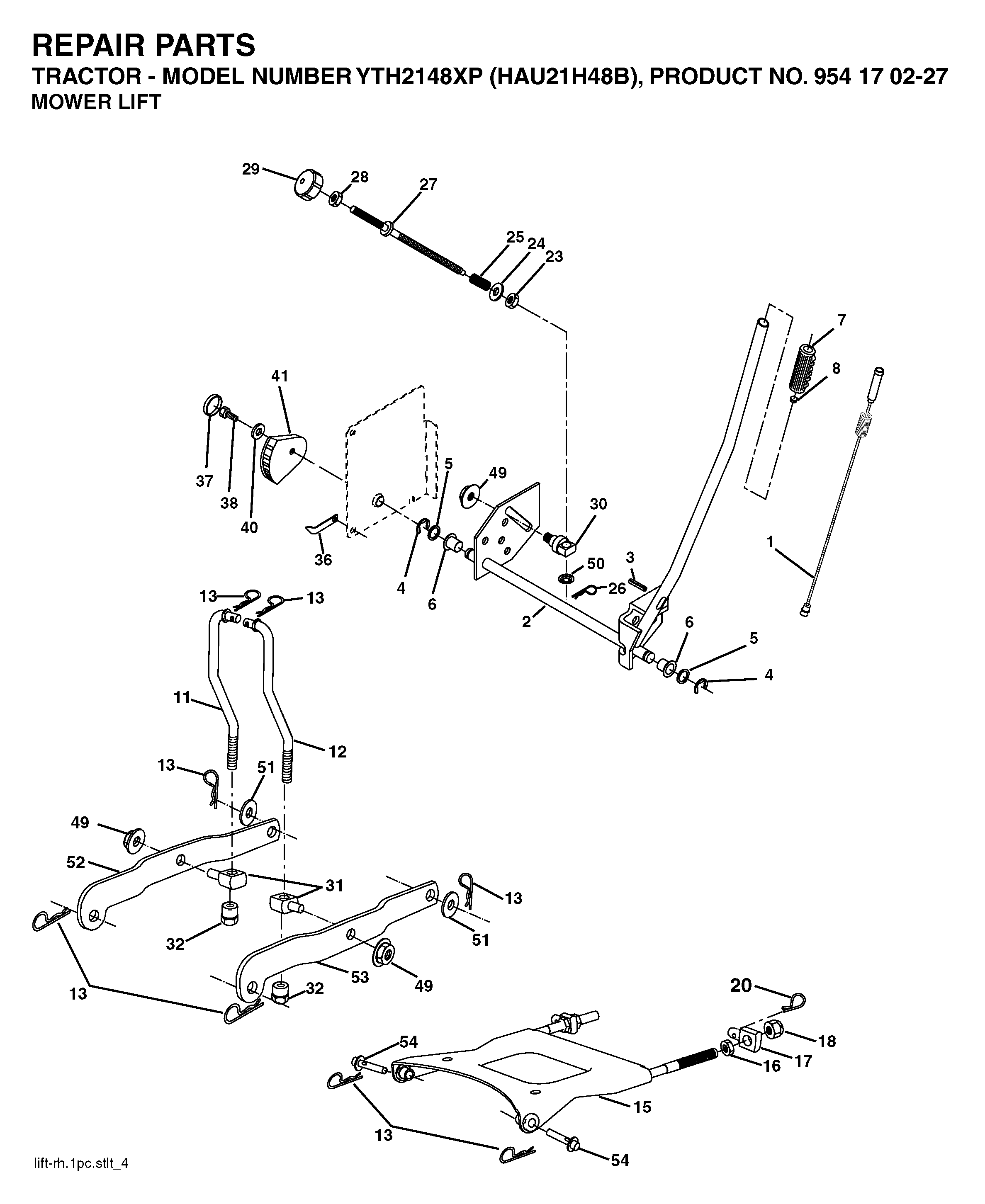 MOWER LIFT / DECK LIFT