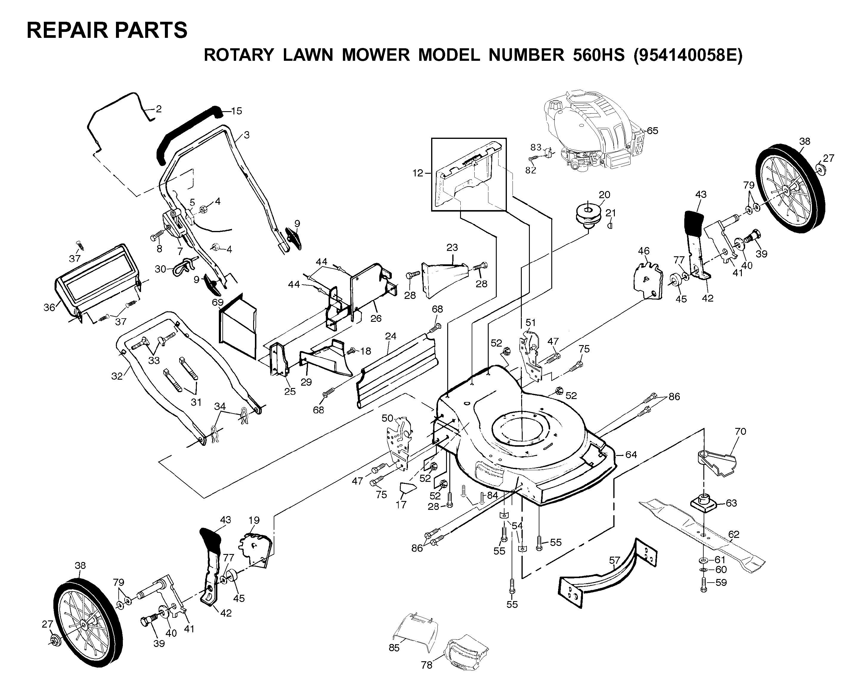 REPAIR PARTS