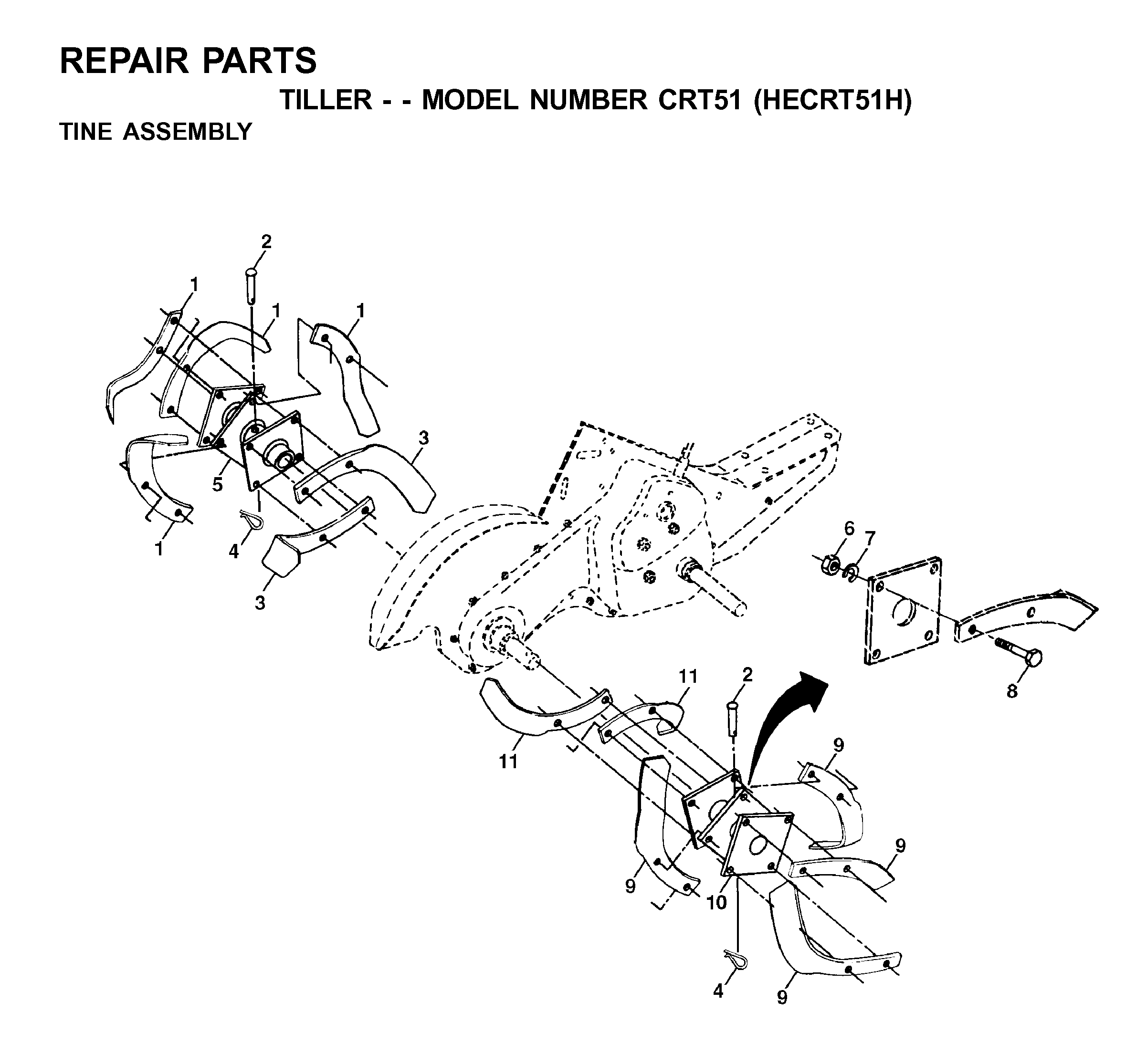 TINE ASSEMBLY