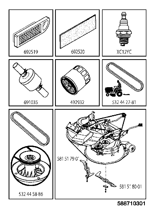 FREQUENTLY USED PARTS