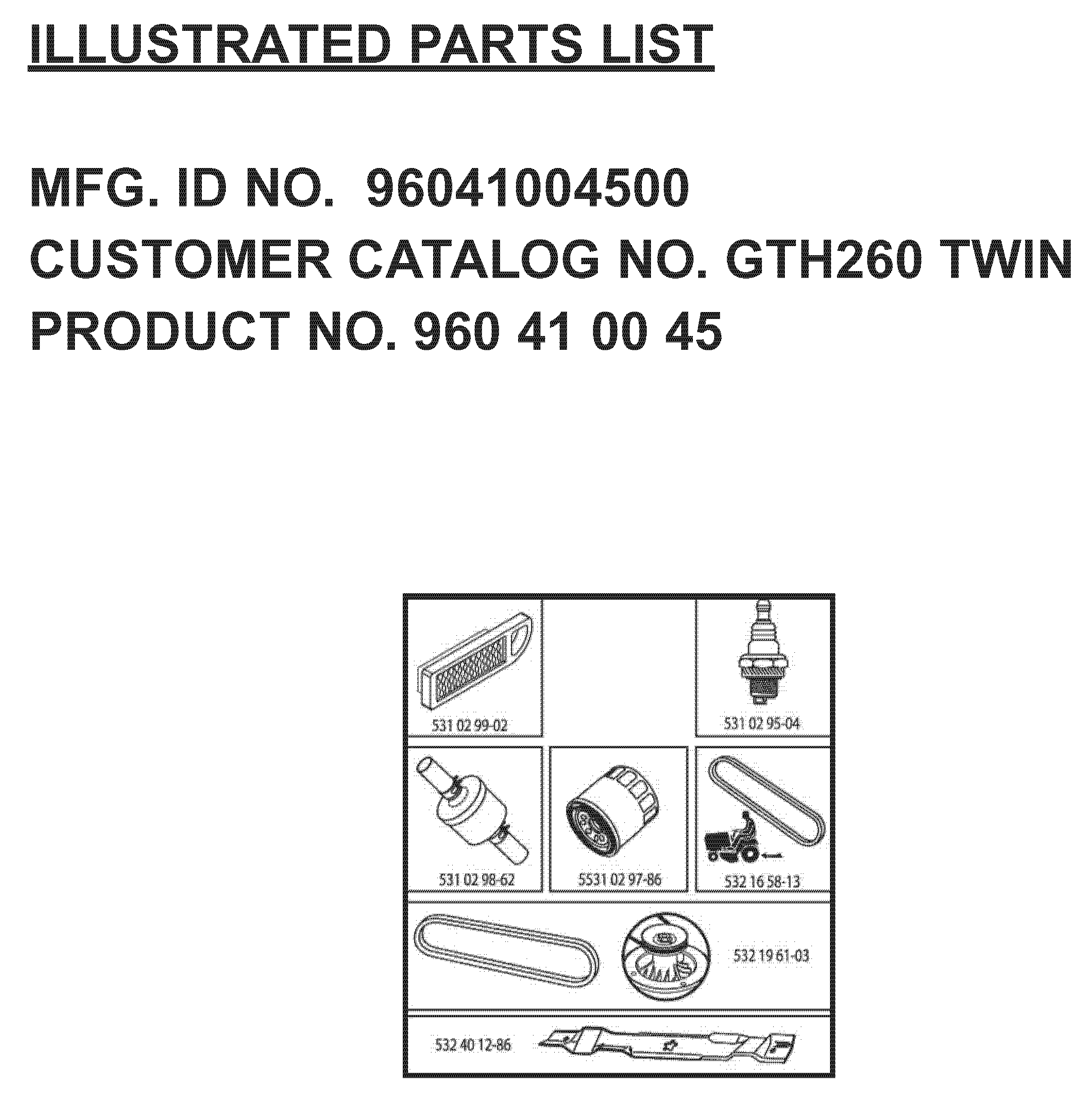 FREQUENTLY USED PARTS