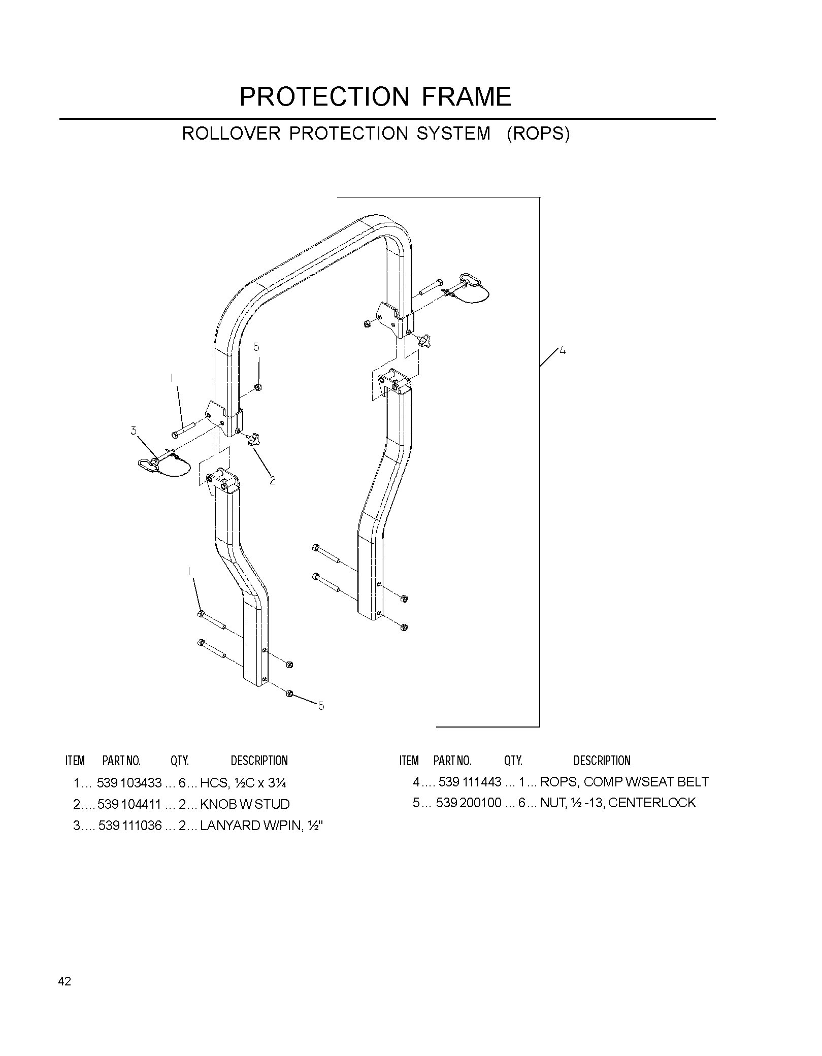 PROTECTION FRAME