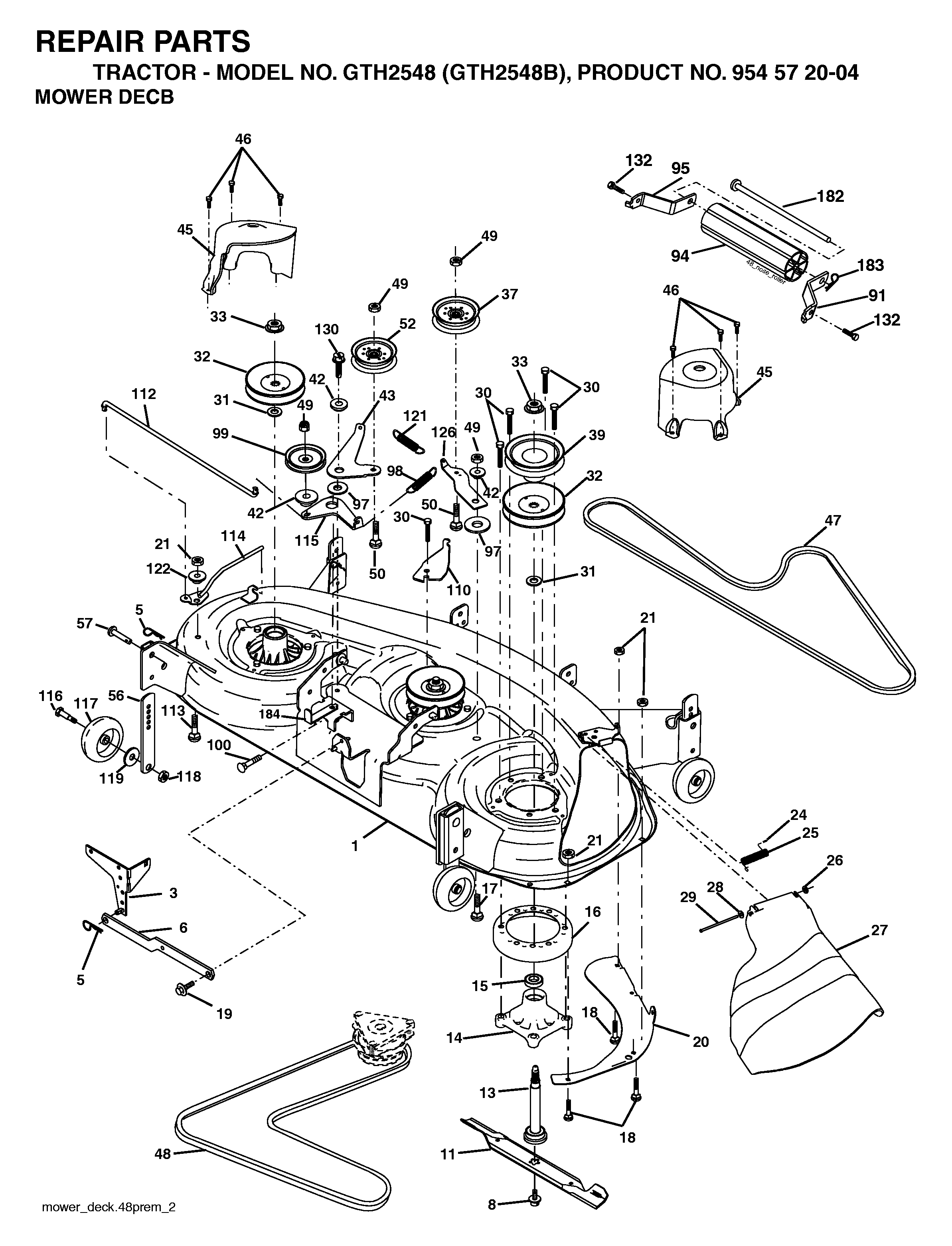 MOWER DECK / CUTTING DECK
