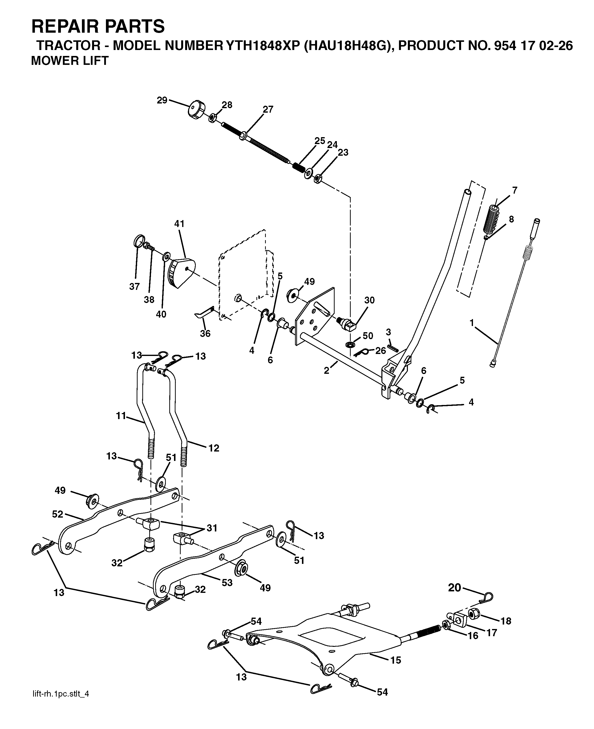 MOWER LIFT / DECK LIFT