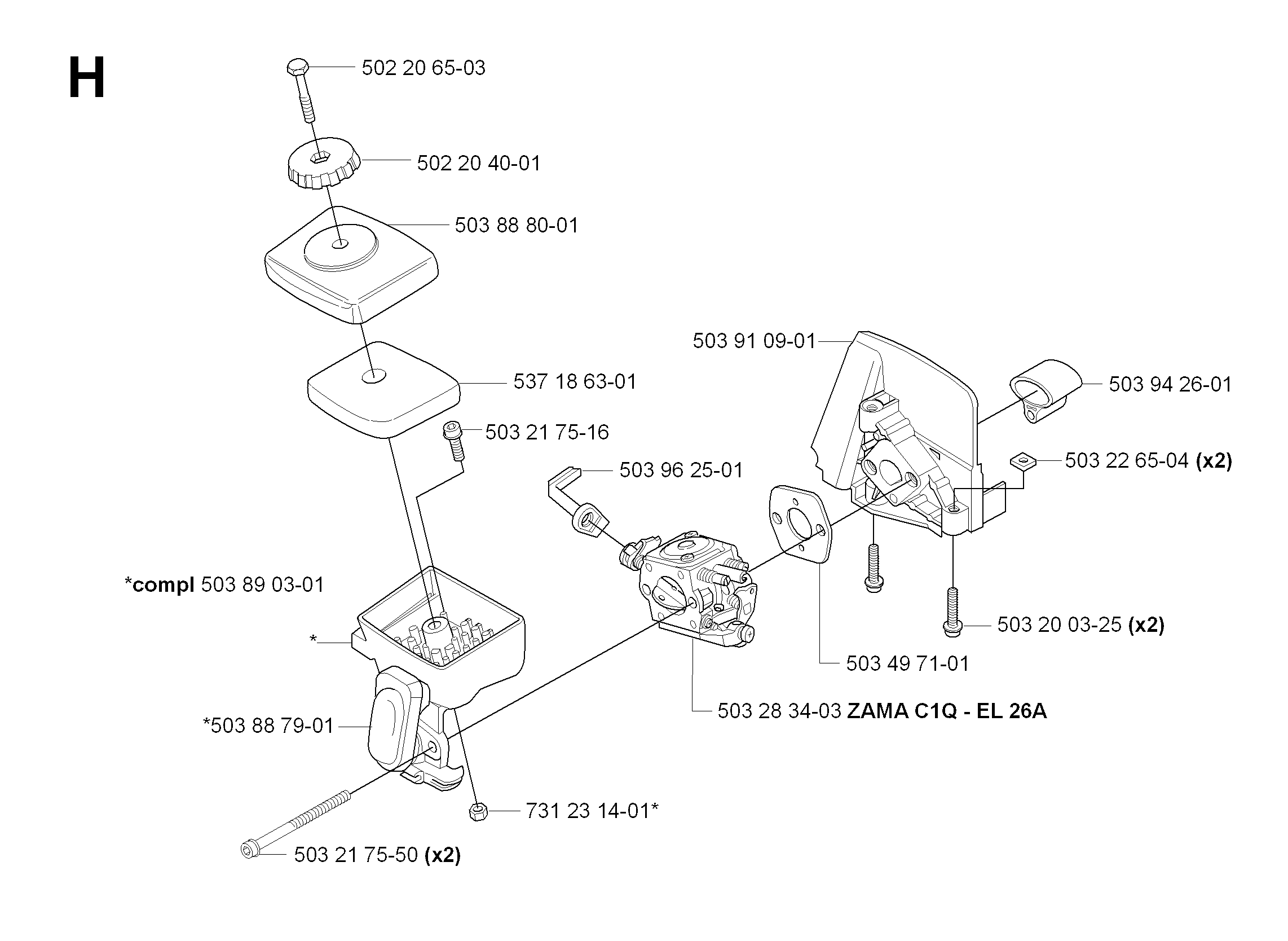 CARBURETOR & AIR FILTER