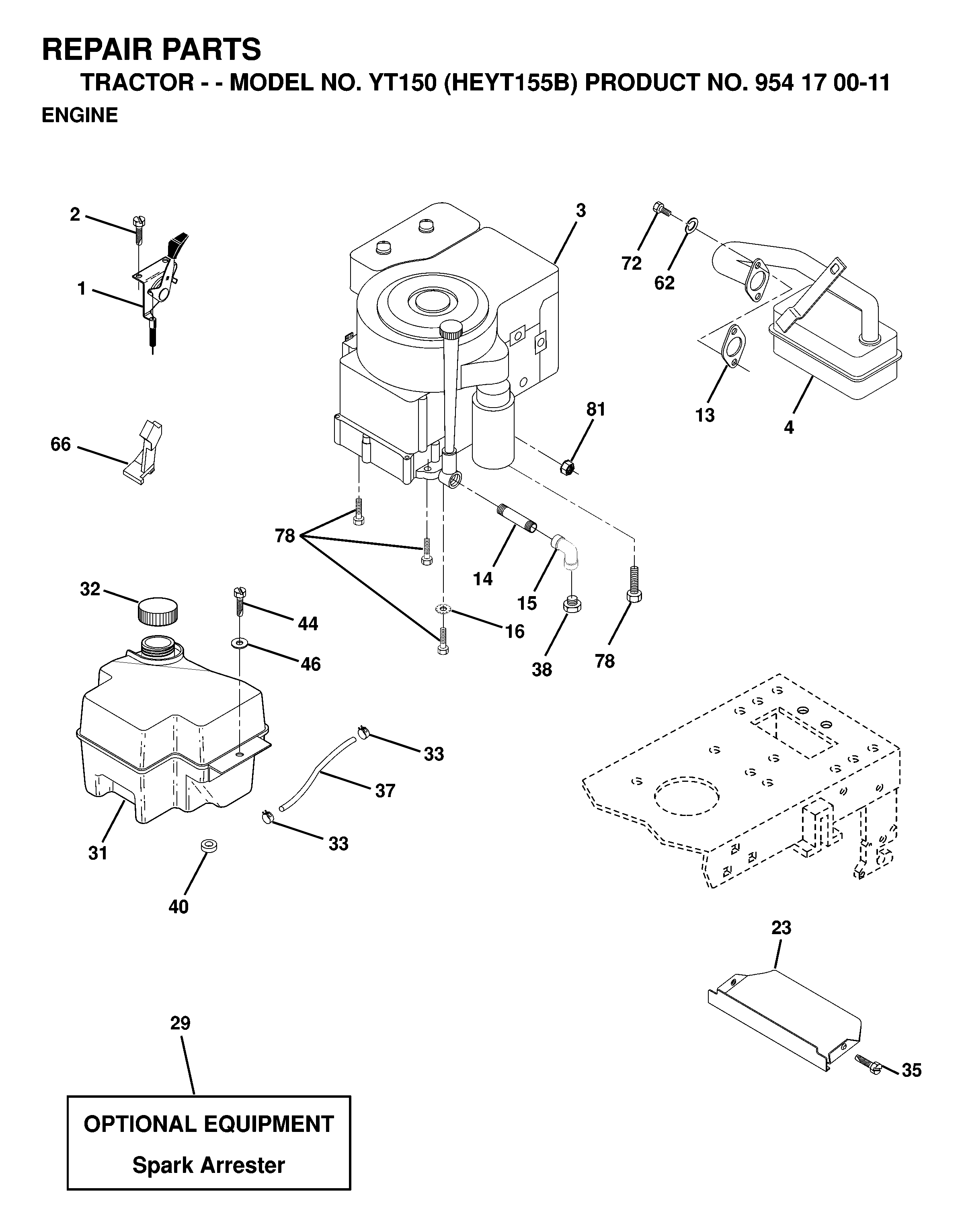 ENGINE & CUTTING EQUIPMENT