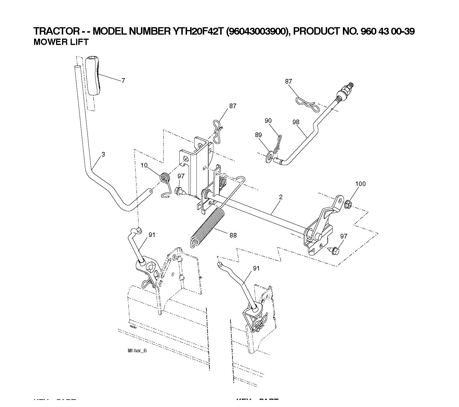 MOWER LIFT / DECK LIFT