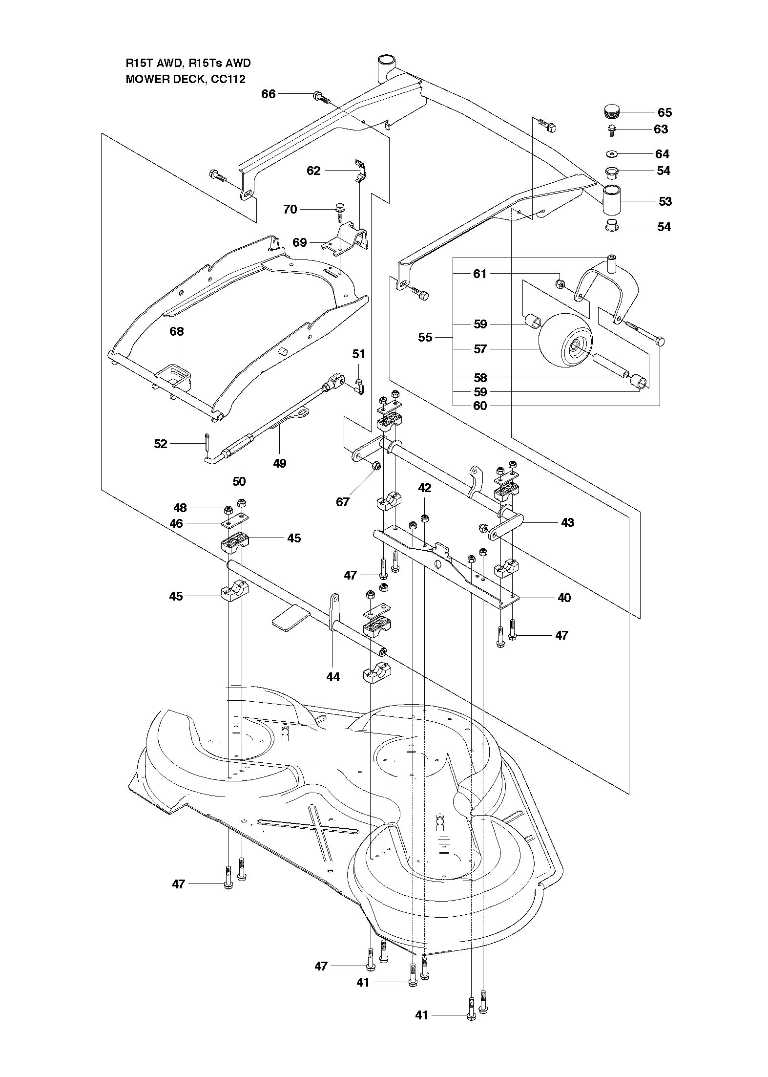 MOWER DECK / CUTTING DECK