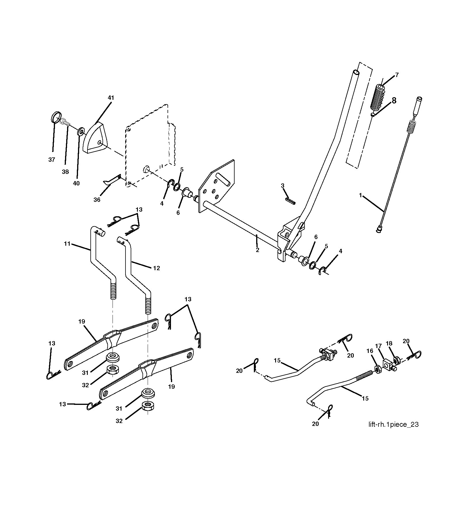 MOWER LIFT / DECK LIFT