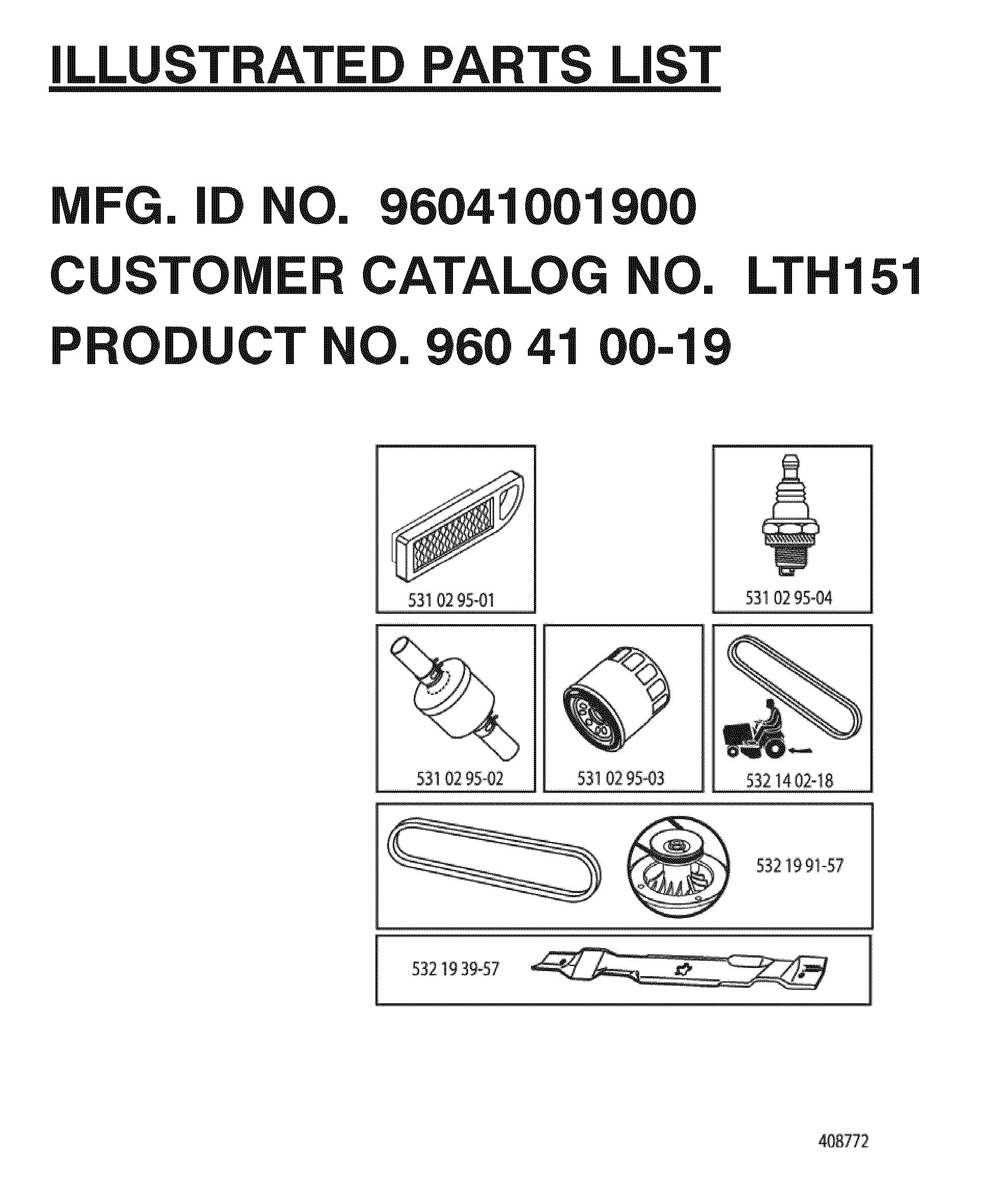 FREQUENTLY USED PARTS