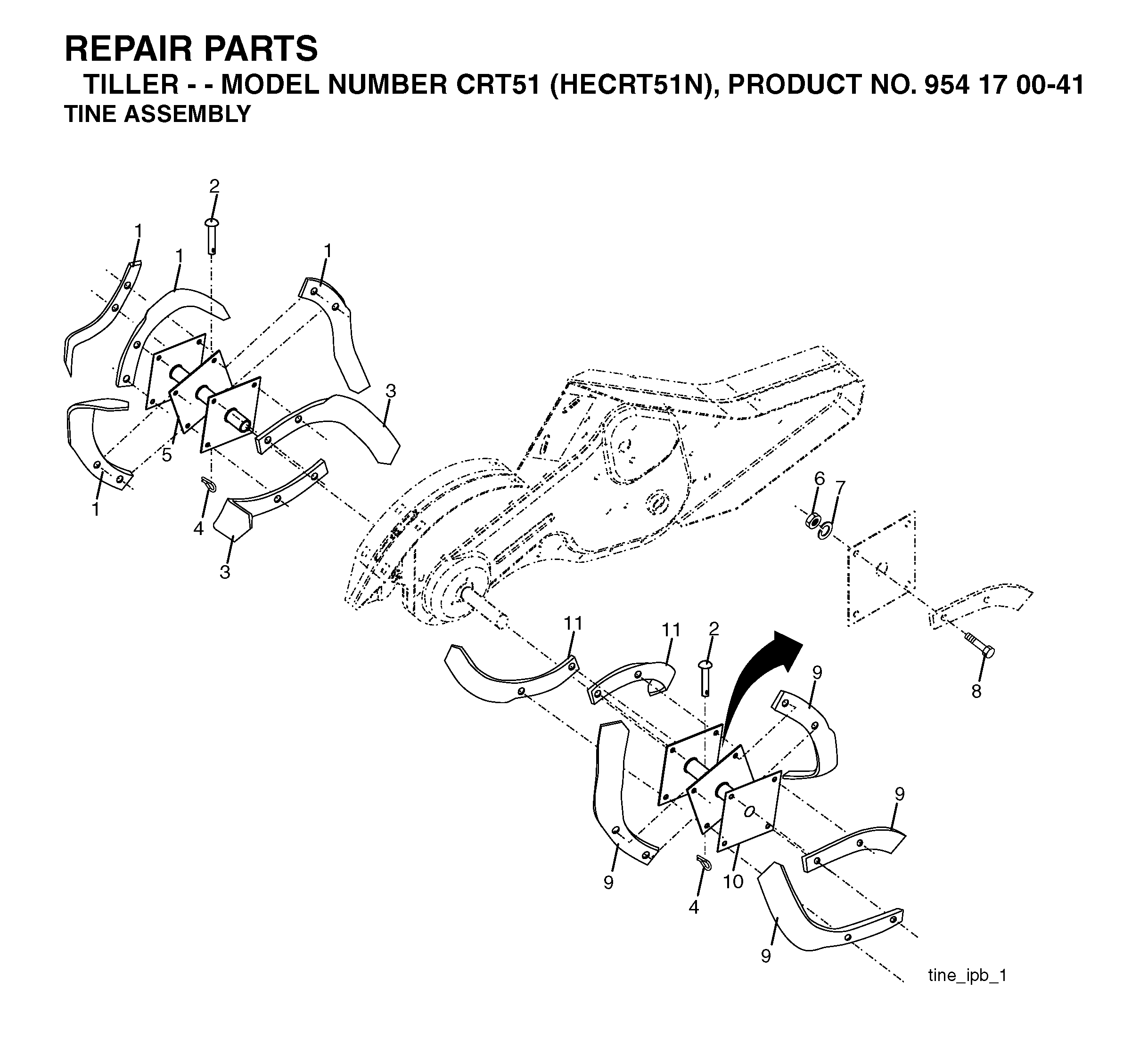 TINE ASSEMBLY