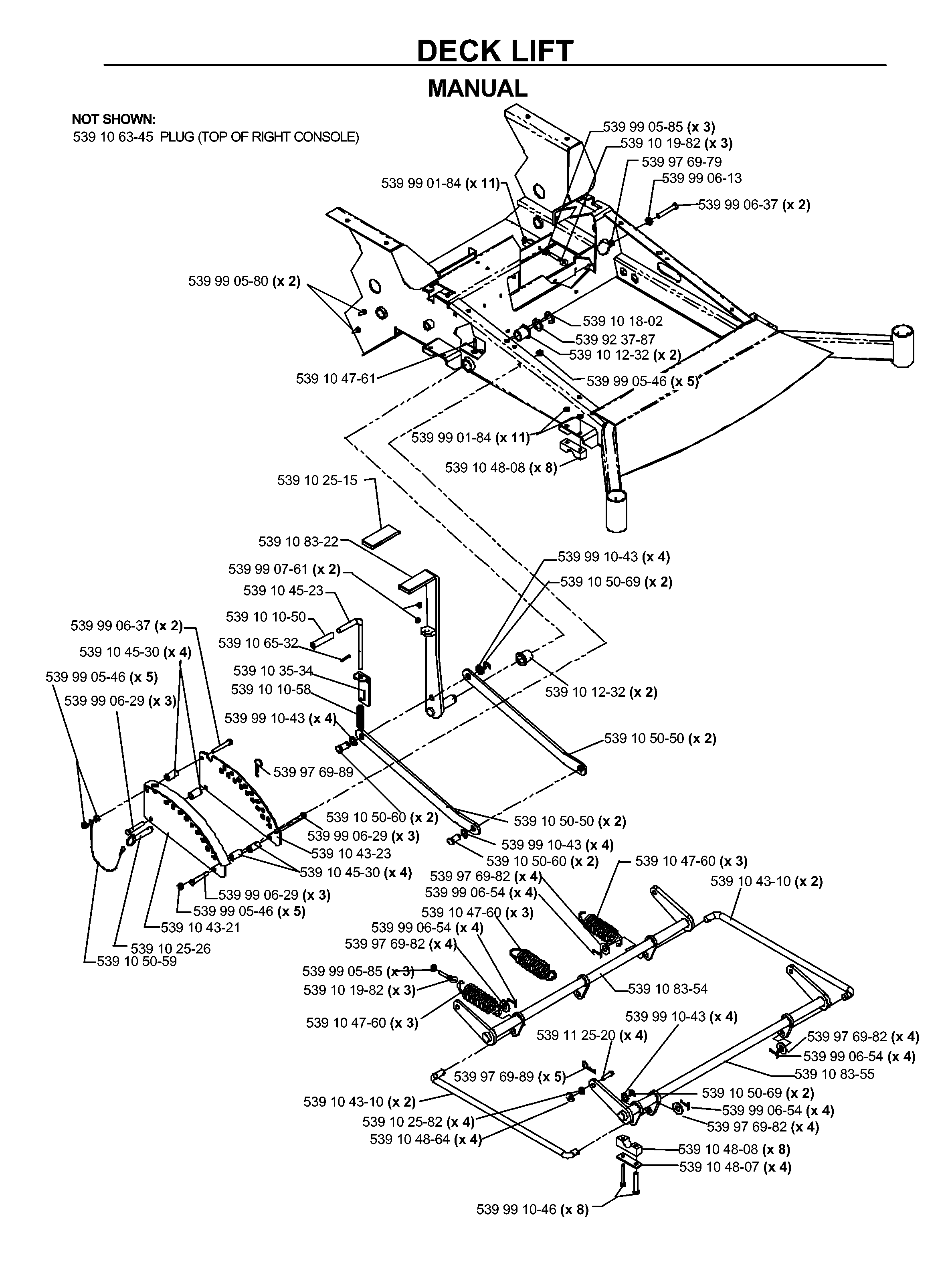 MOWER LIFT / DECK LIFT