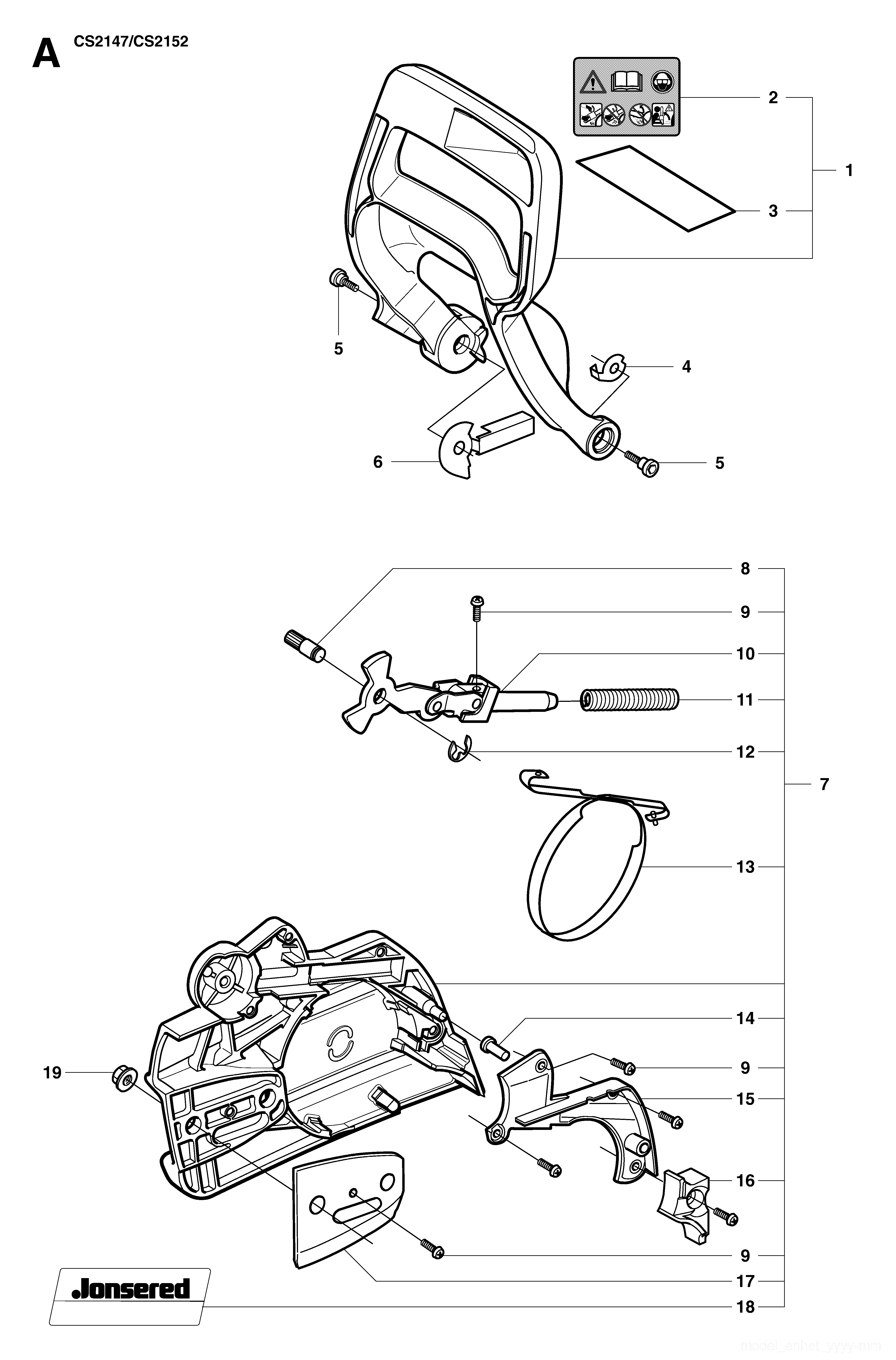 CHAIN BRAKE & CLUTCH COVER