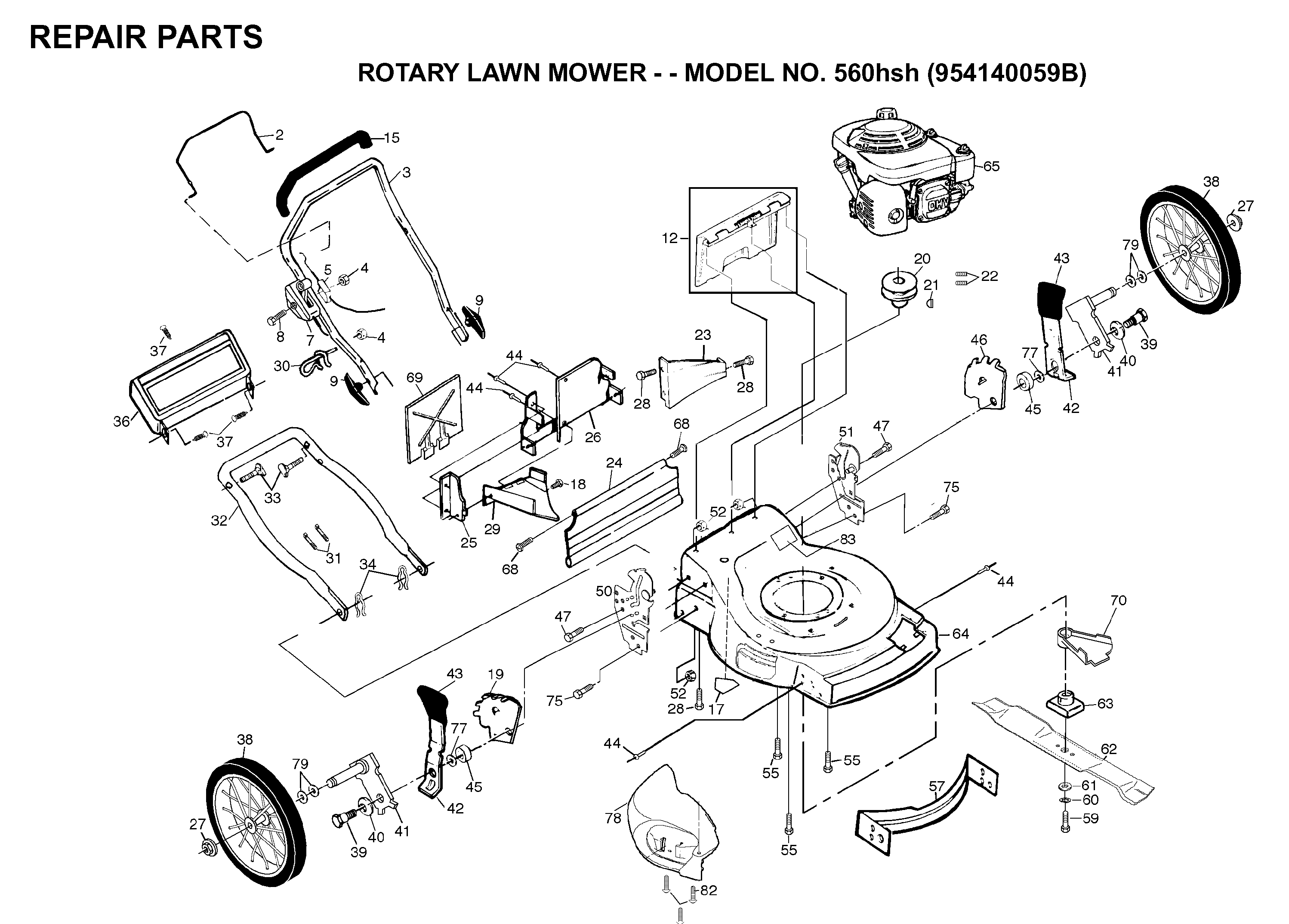 REPAIR PARTS