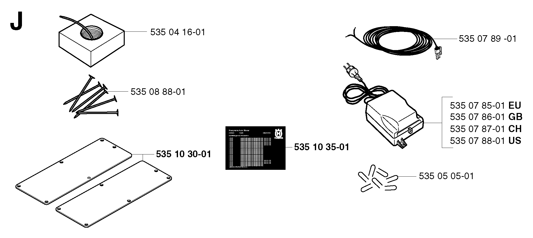 INSTALLATION ACCESSORIES