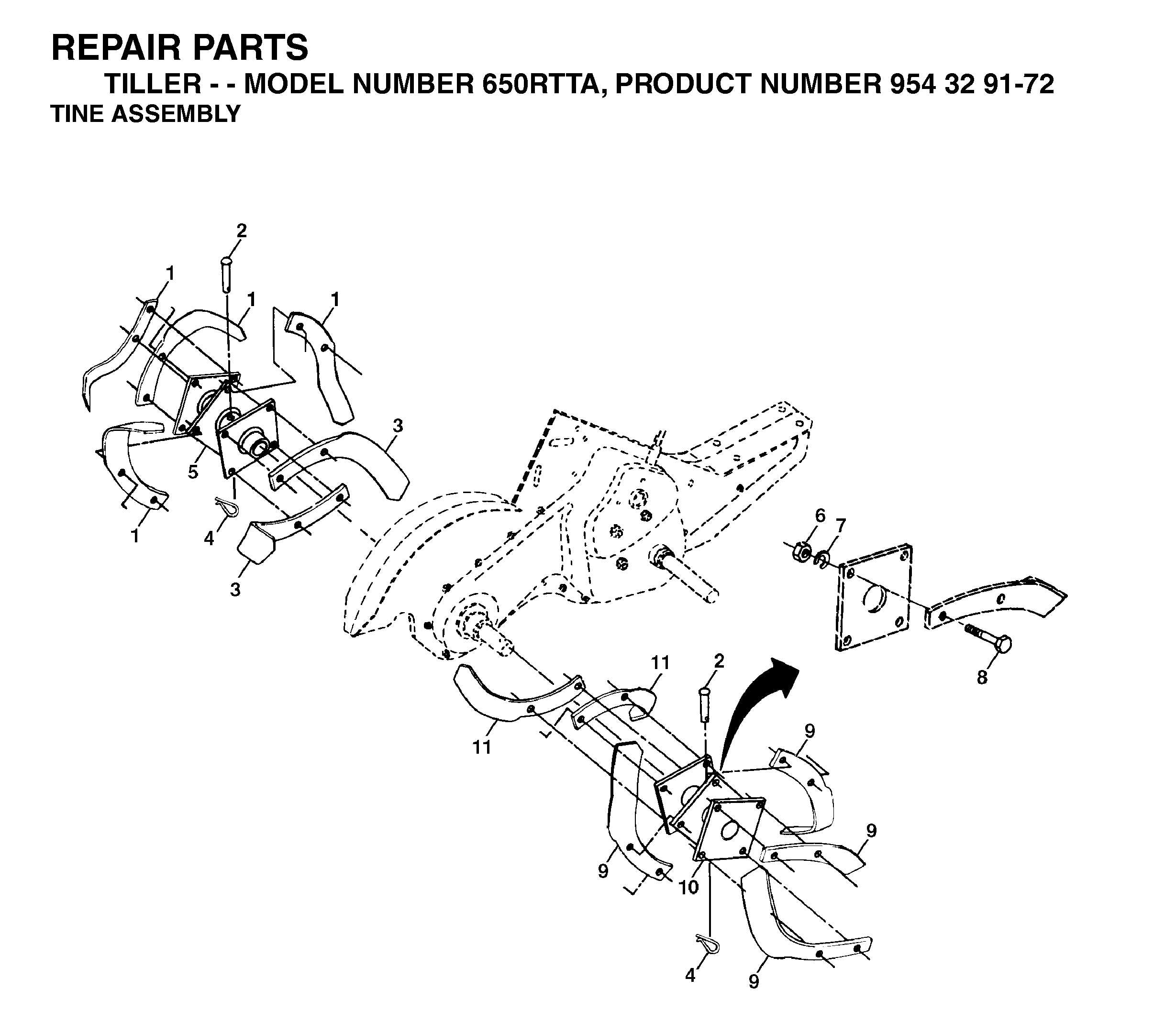 TINE ASSEMBLY
