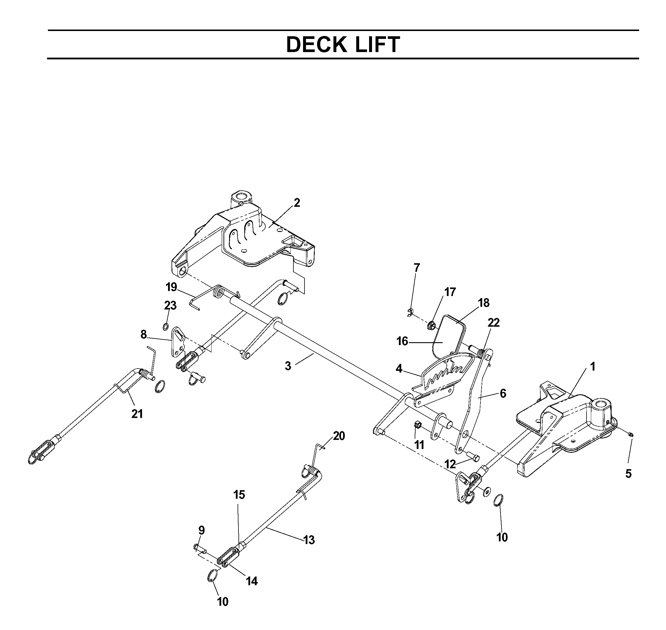 MOWER LIFT / DECK LIFT