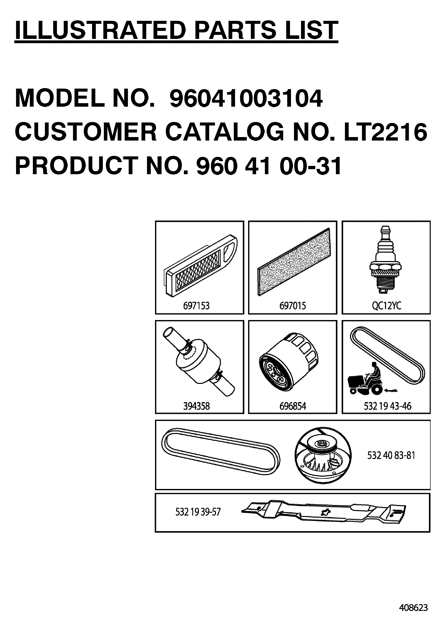 FREQUENTLY USED PARTS