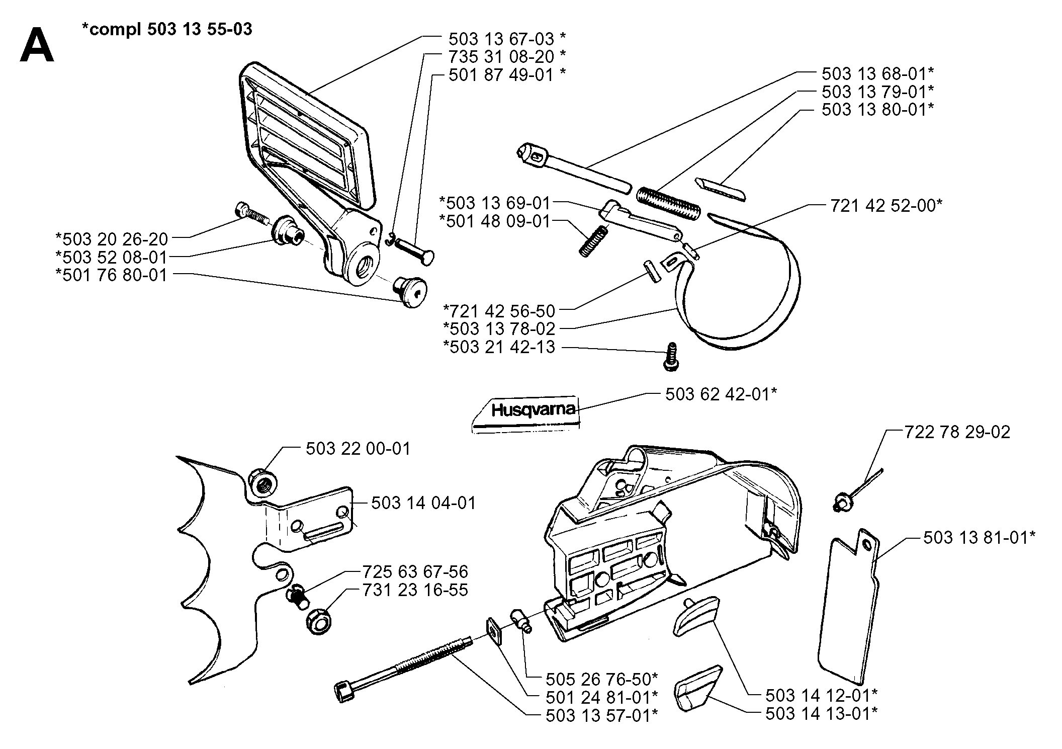 CHAIN BRAKE & CLUTCH COVER