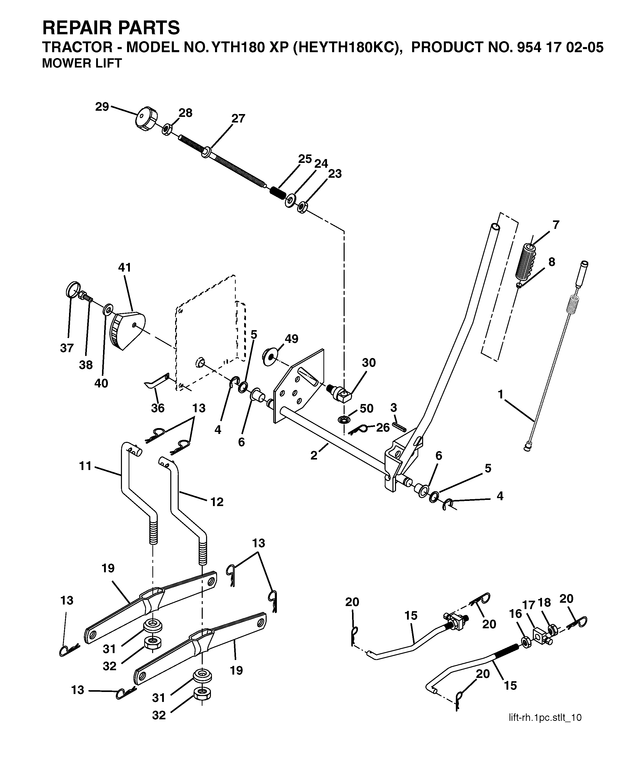 MOWER LIFT / DECK LIFT