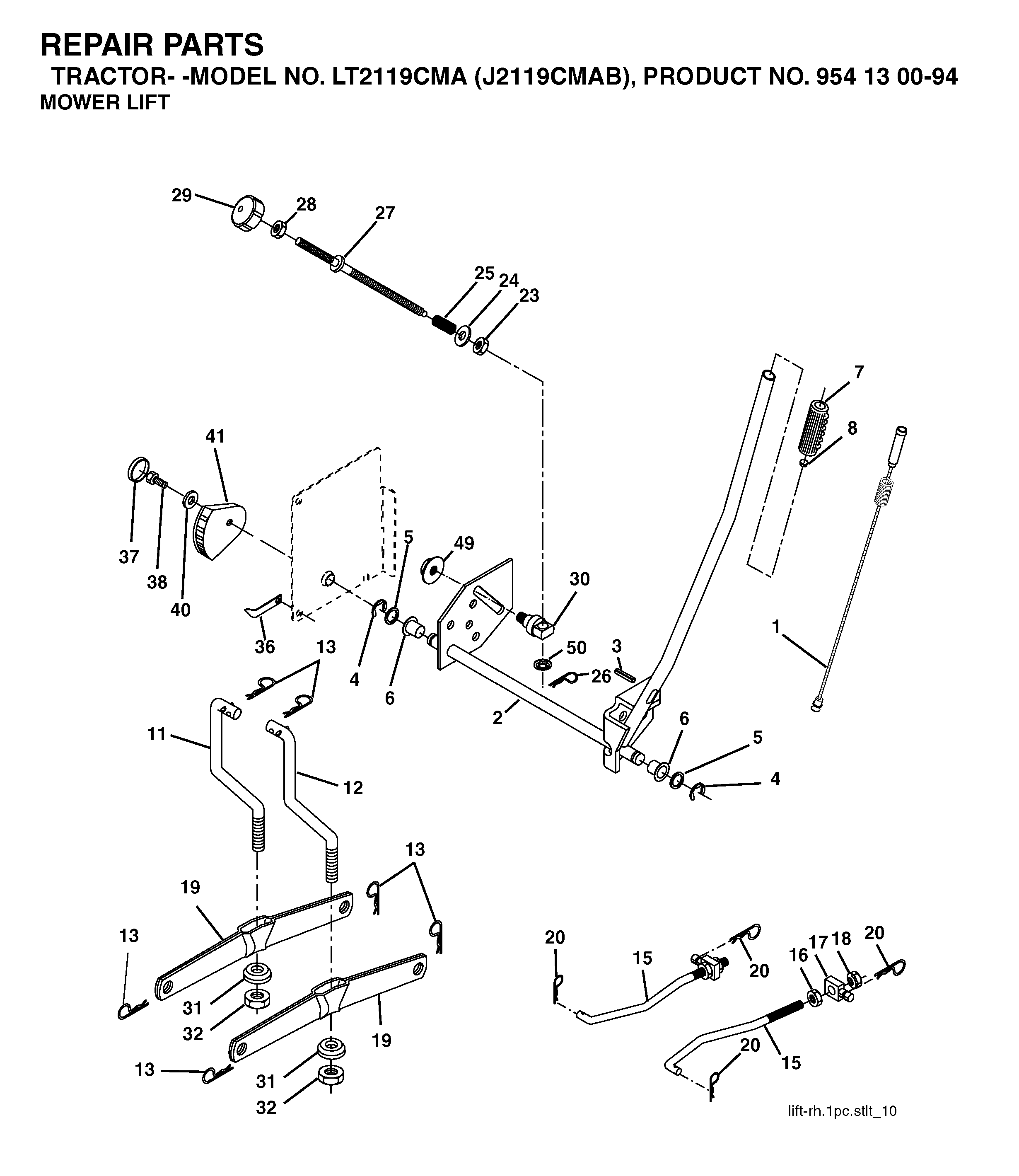 MOWER LIFT / DECK LIFT